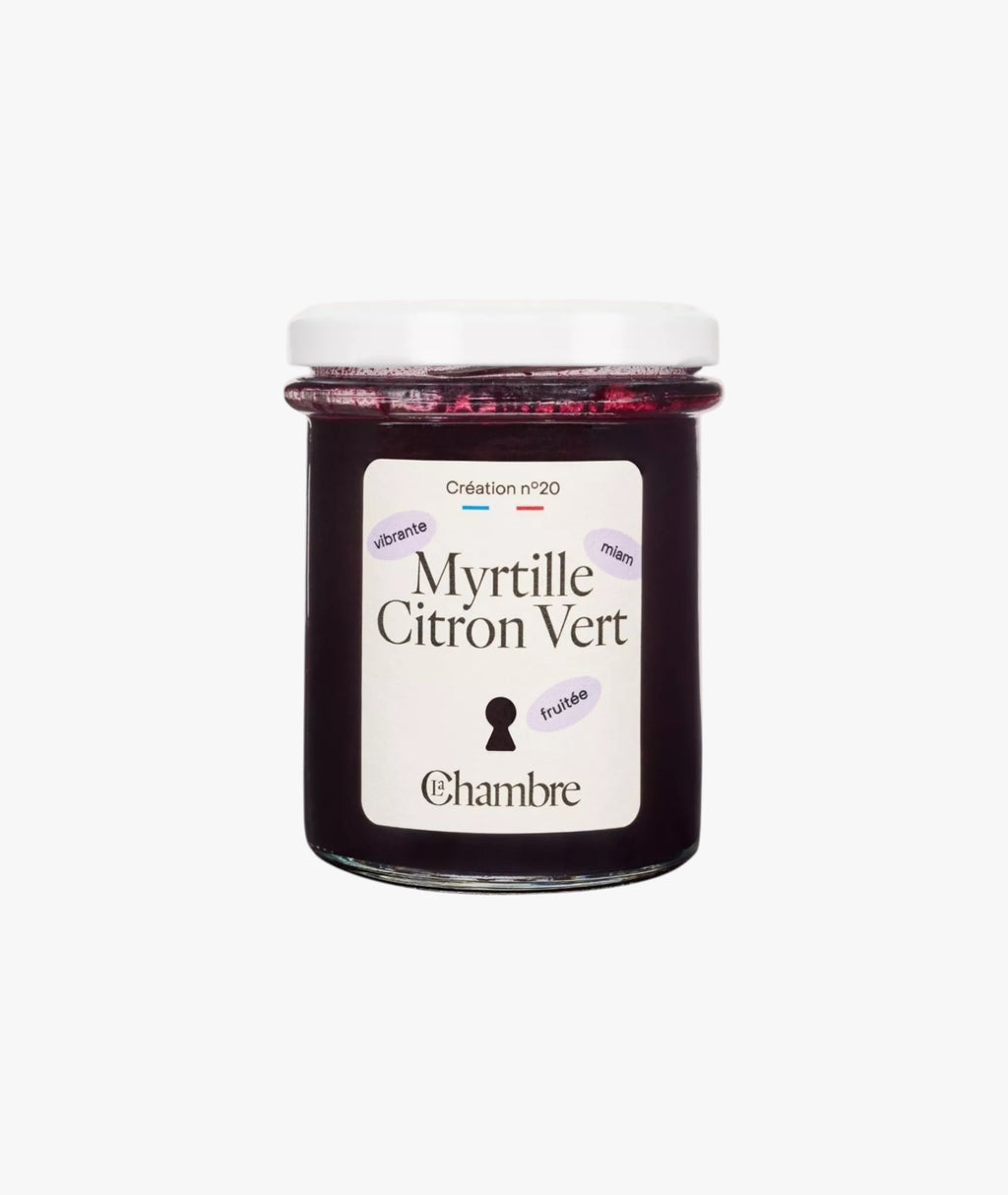 Confiture myrtille citron vert