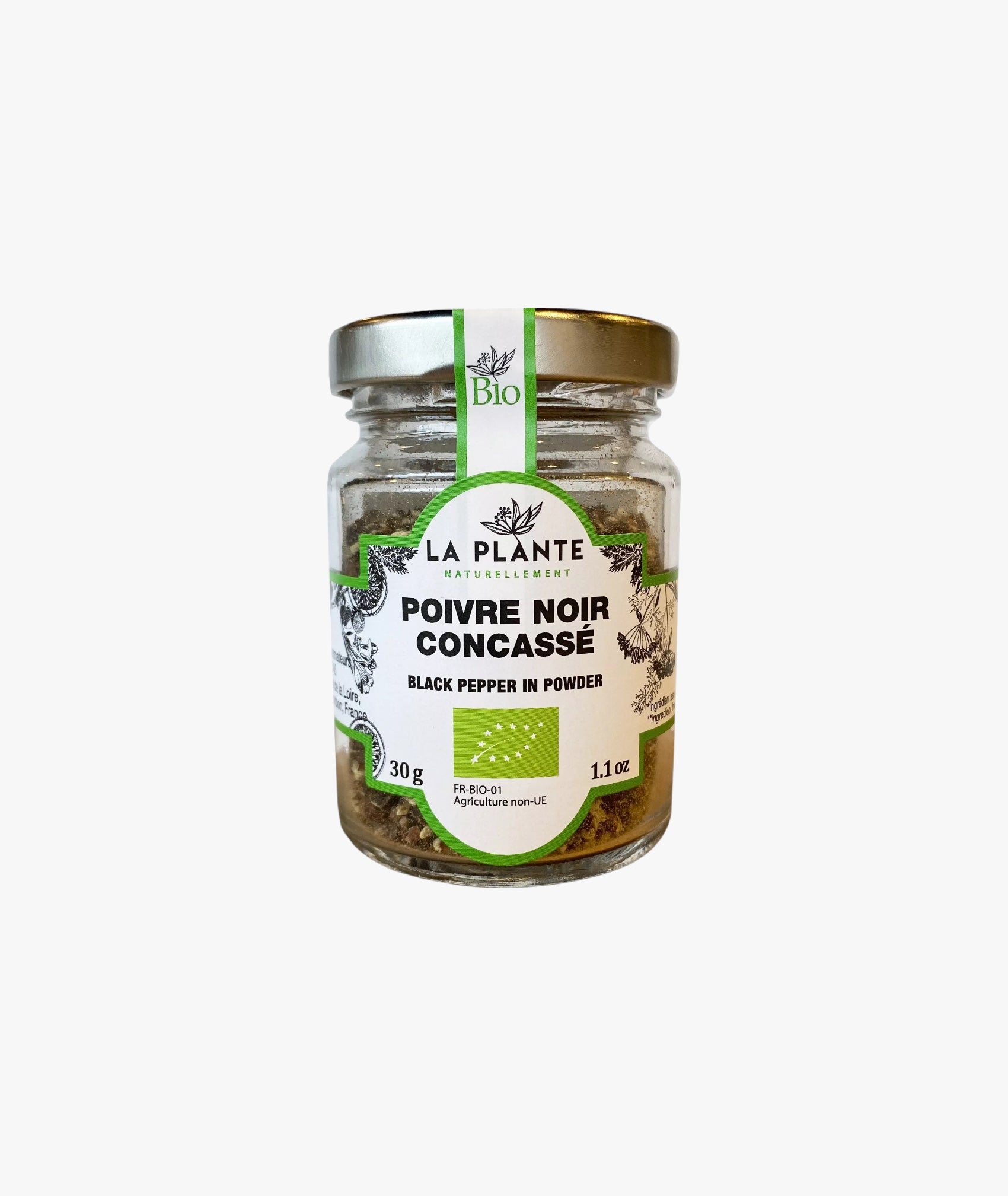 Poivre noir concassé bio