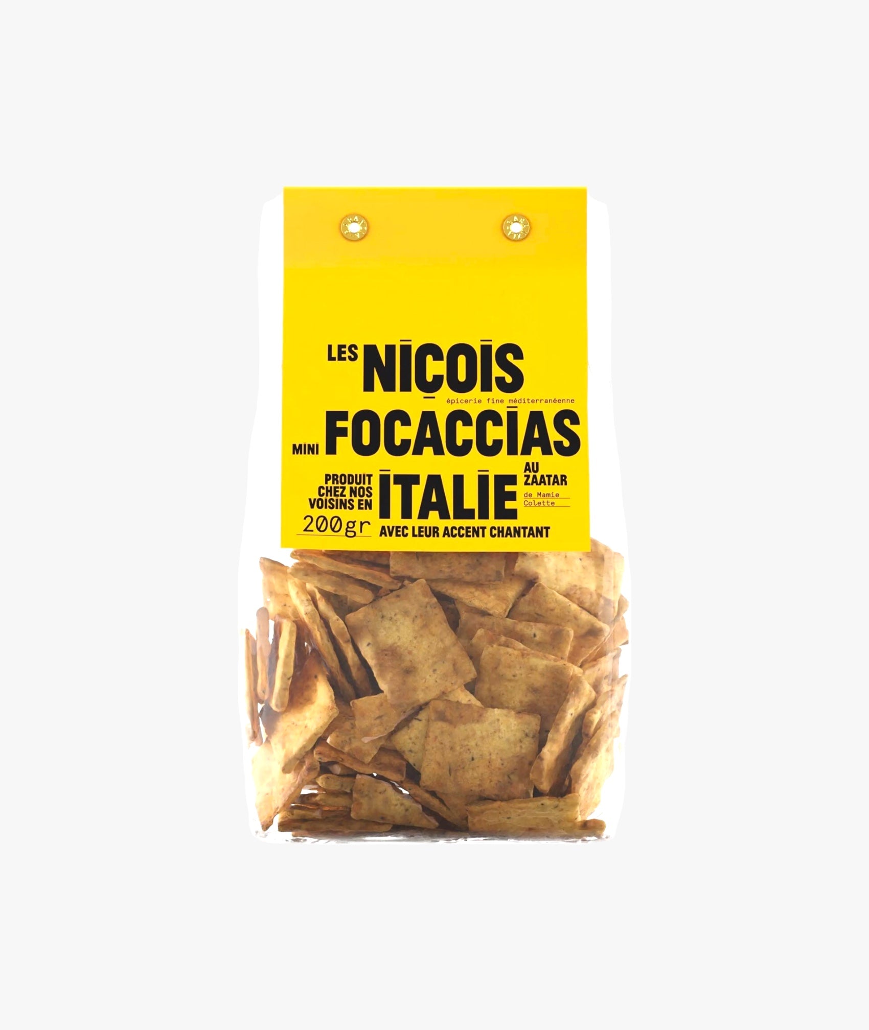 Mini-focaccias au zaatar de Mamie Colette
