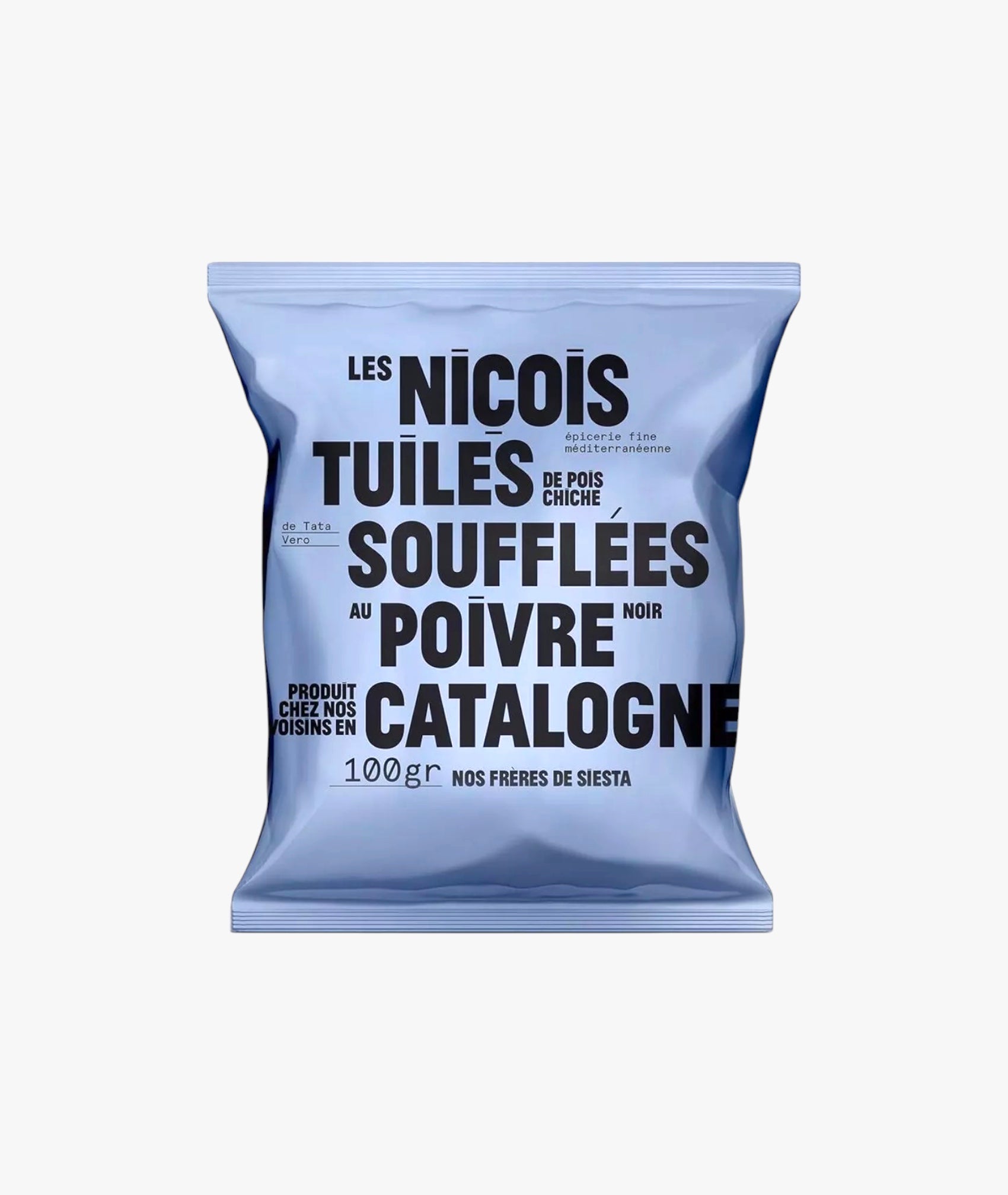 Tuiles soufflées de pois chiches au poivre noir de Tonton Marco