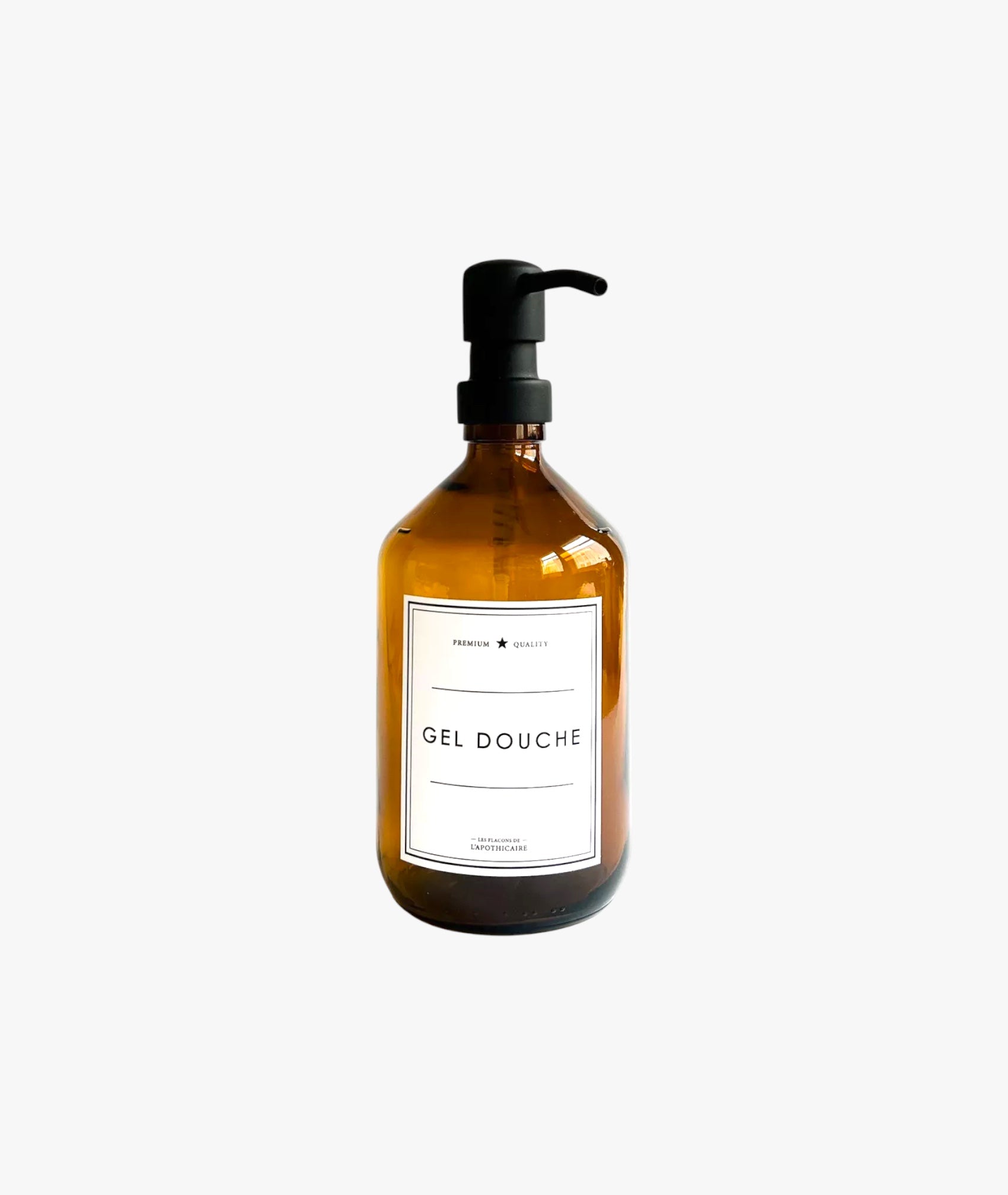 Flacon gel douche ambre 250ml