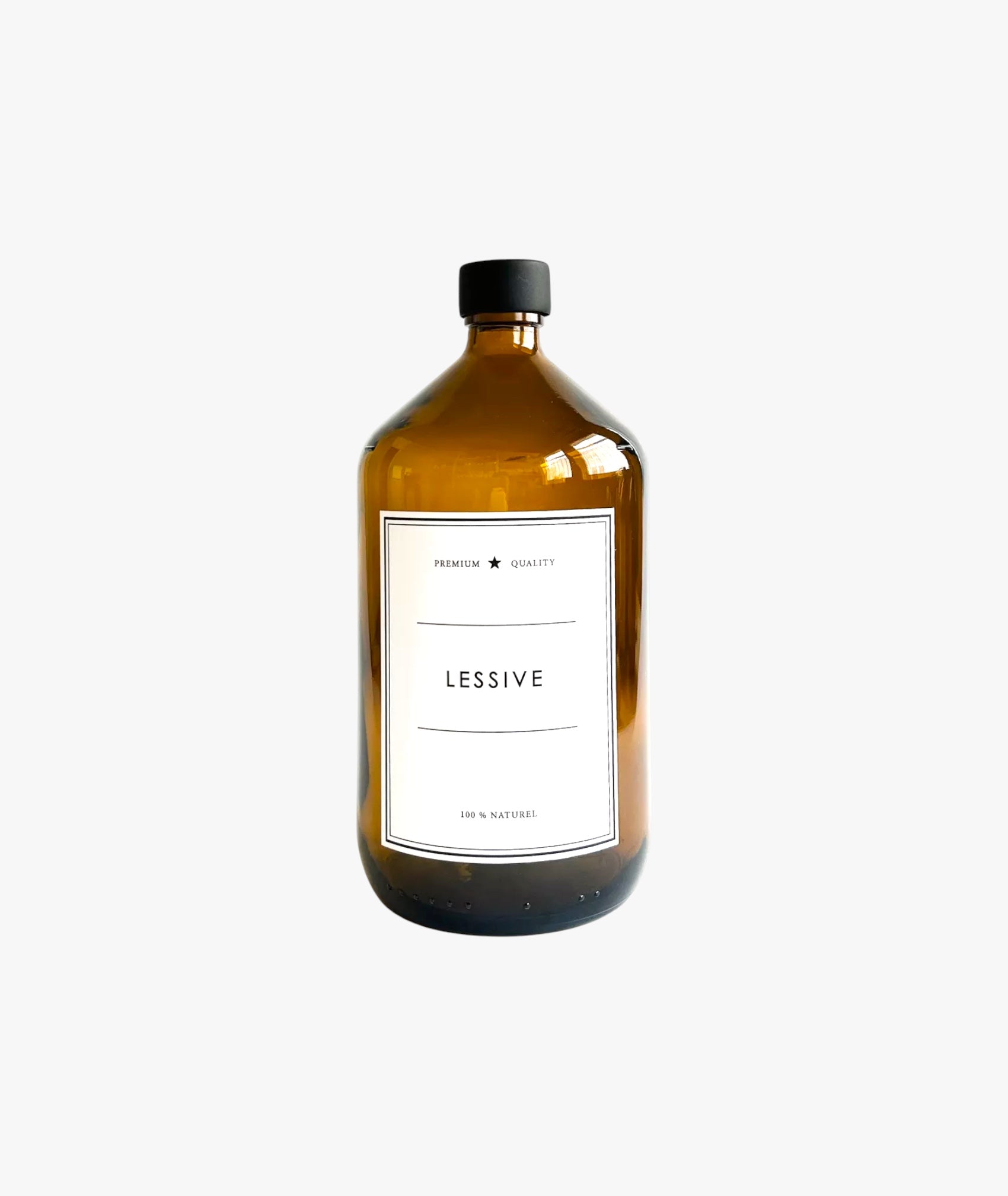 Flacon lessive ambre 1L