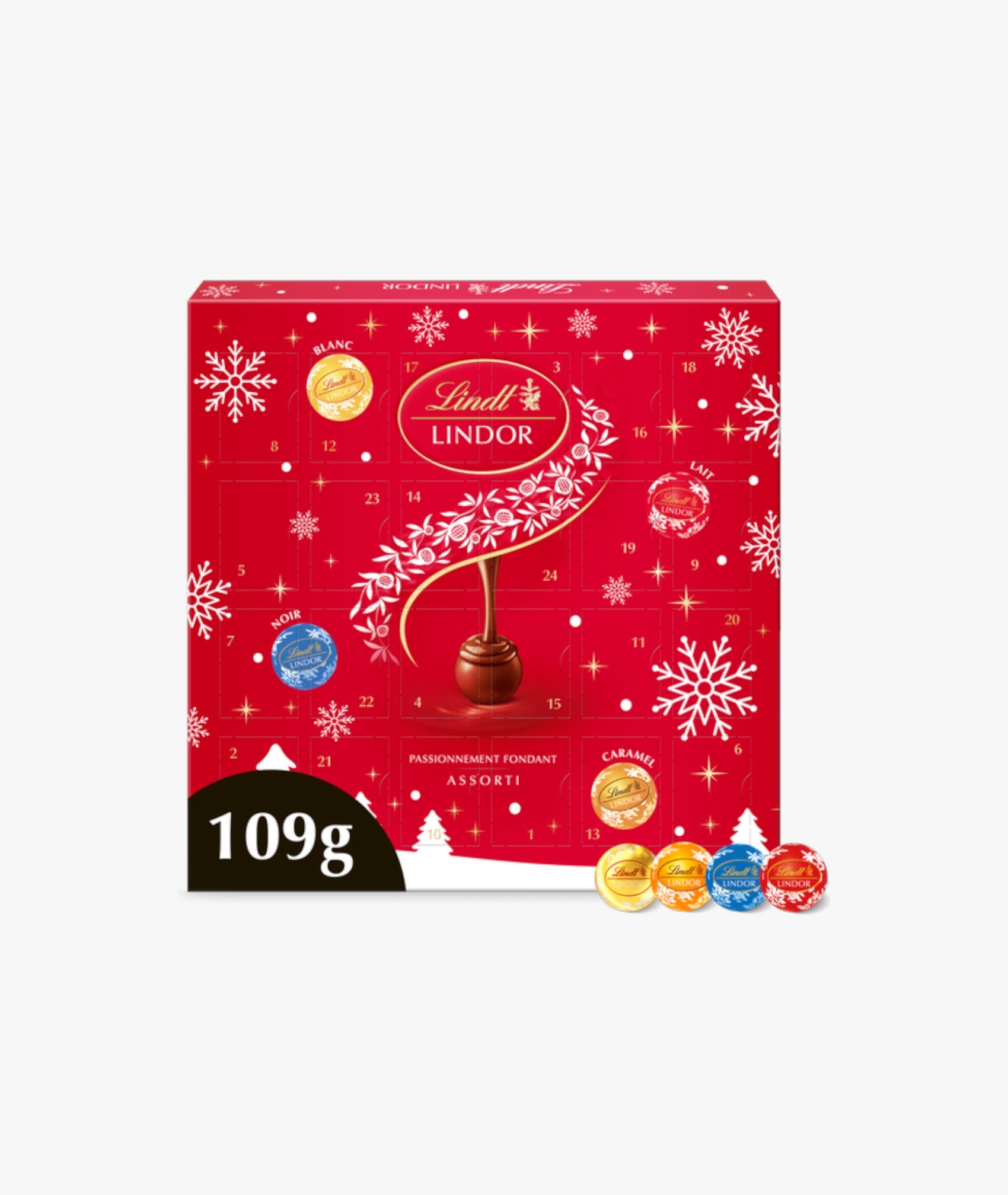 Calendrier de l'avent Lindor