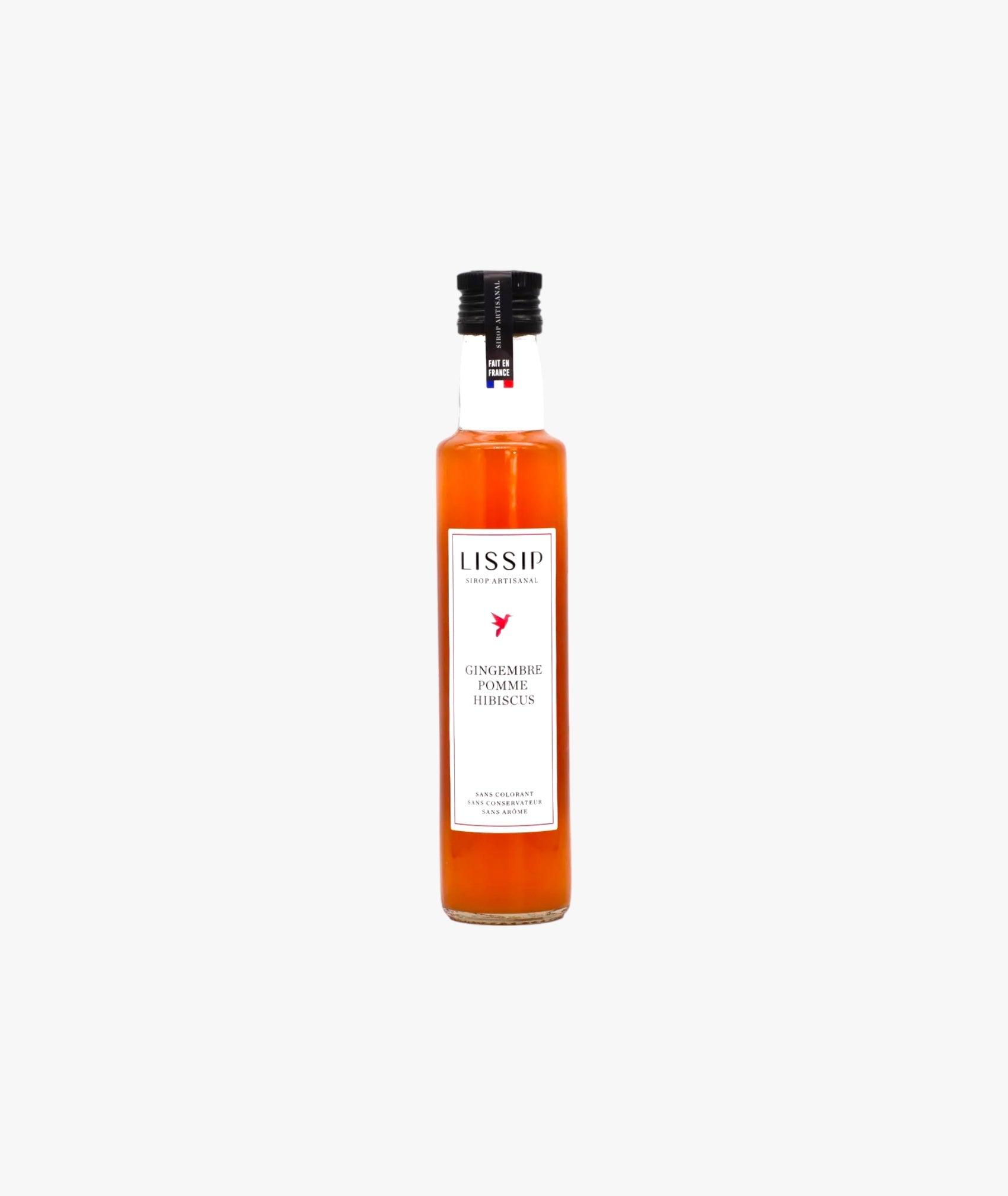 Sirop gingembre, pomme et hibiscus