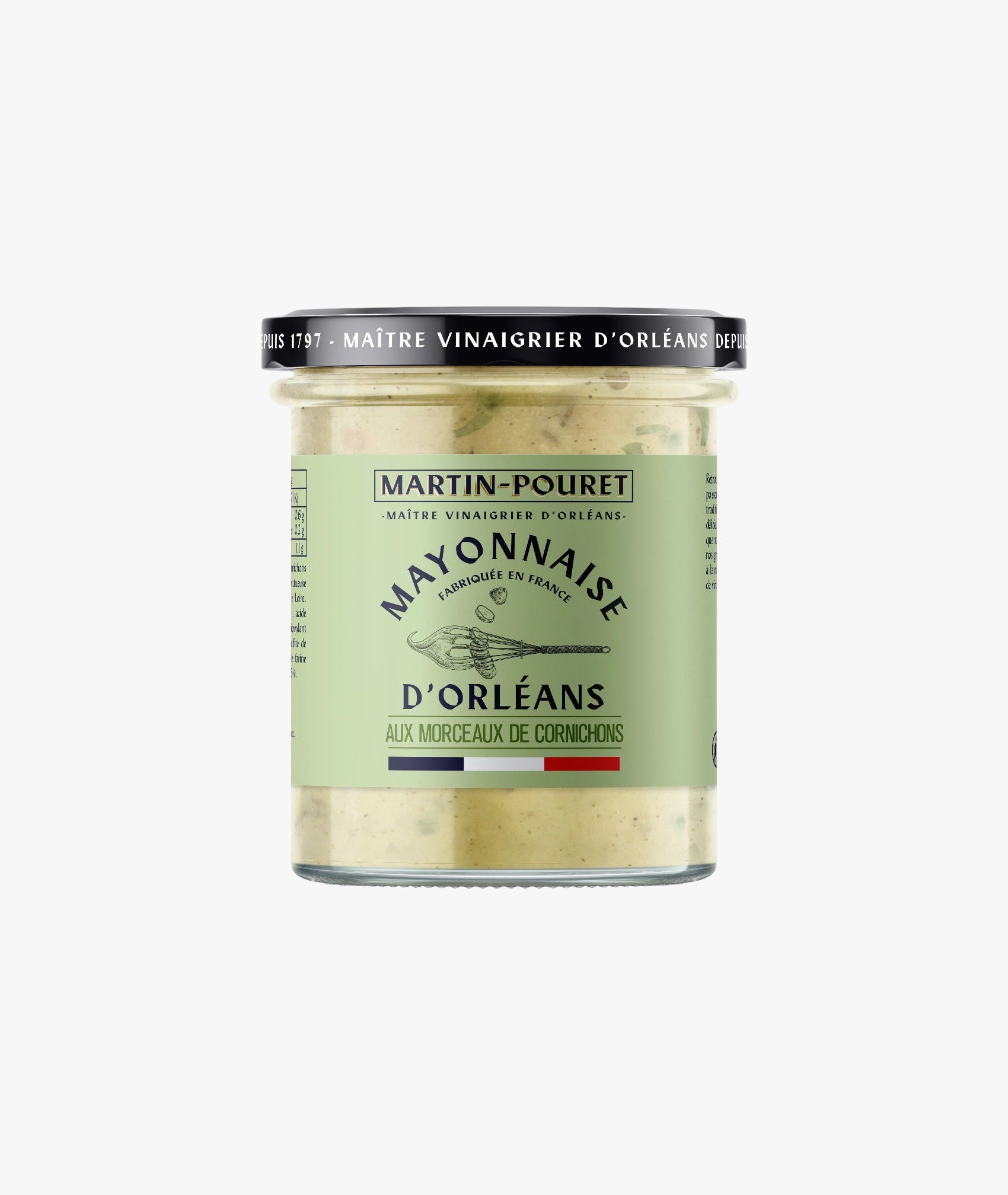 Mayonnaise à la moutarde d'Orléans aux morceaux de cornichons