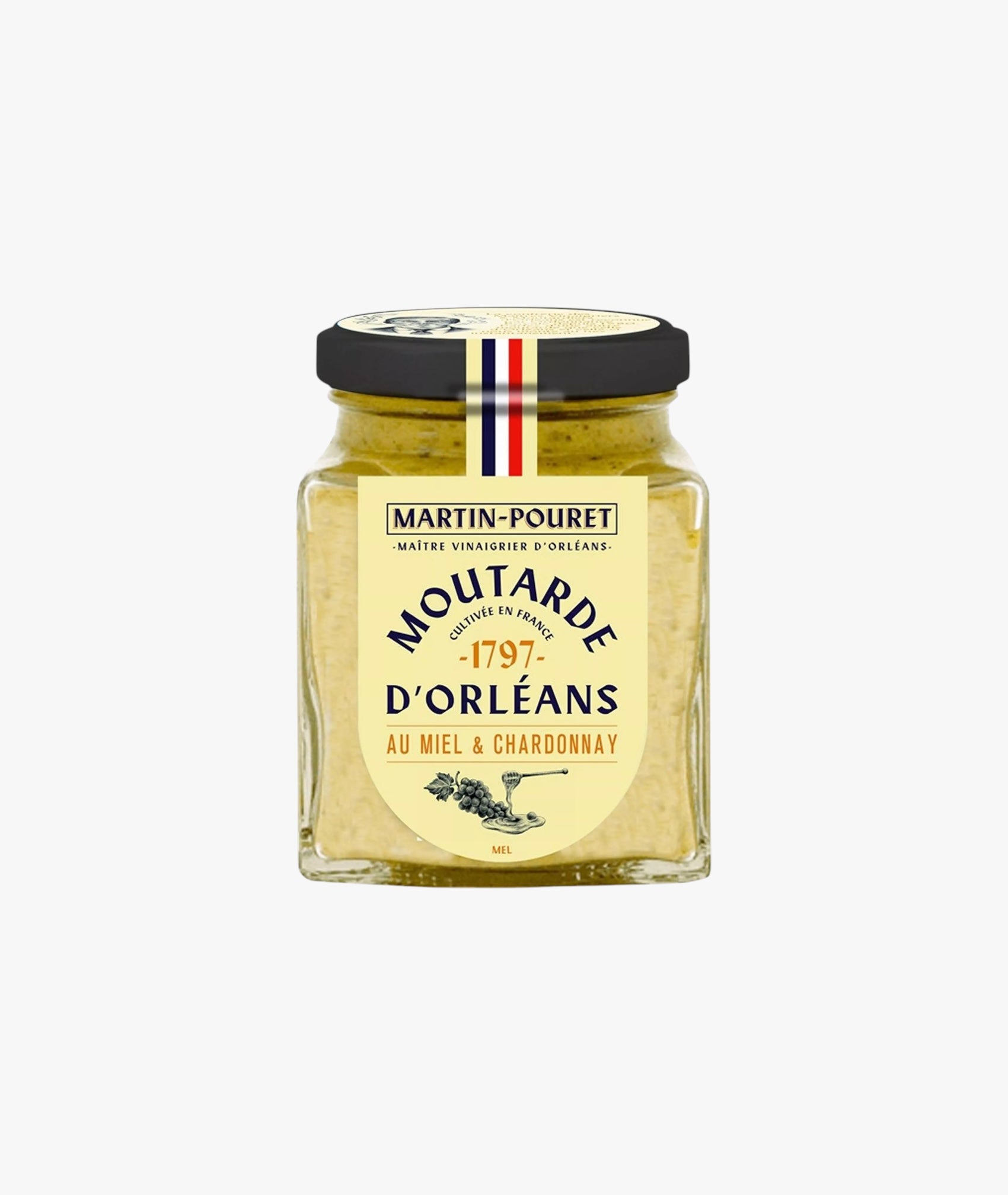 Orleans mustard with honey and chardonnay