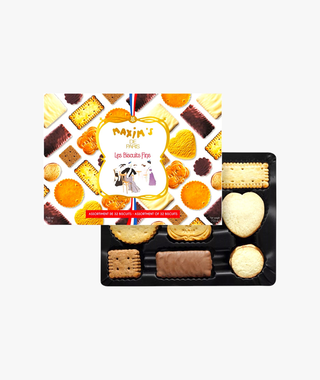 Assortiment de 32 biscuits fins