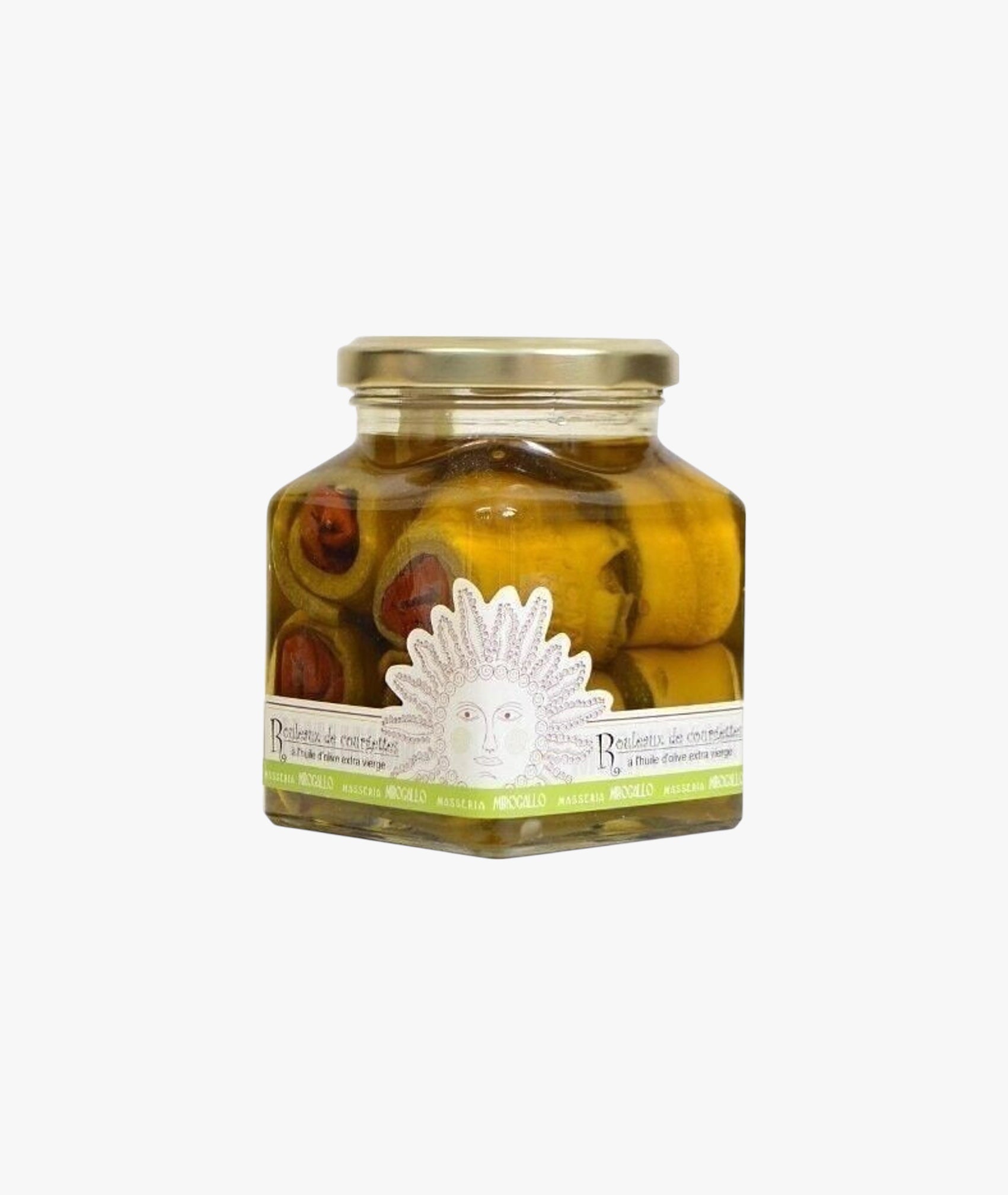 Rouleaux de courgettes à l'huile d'olive