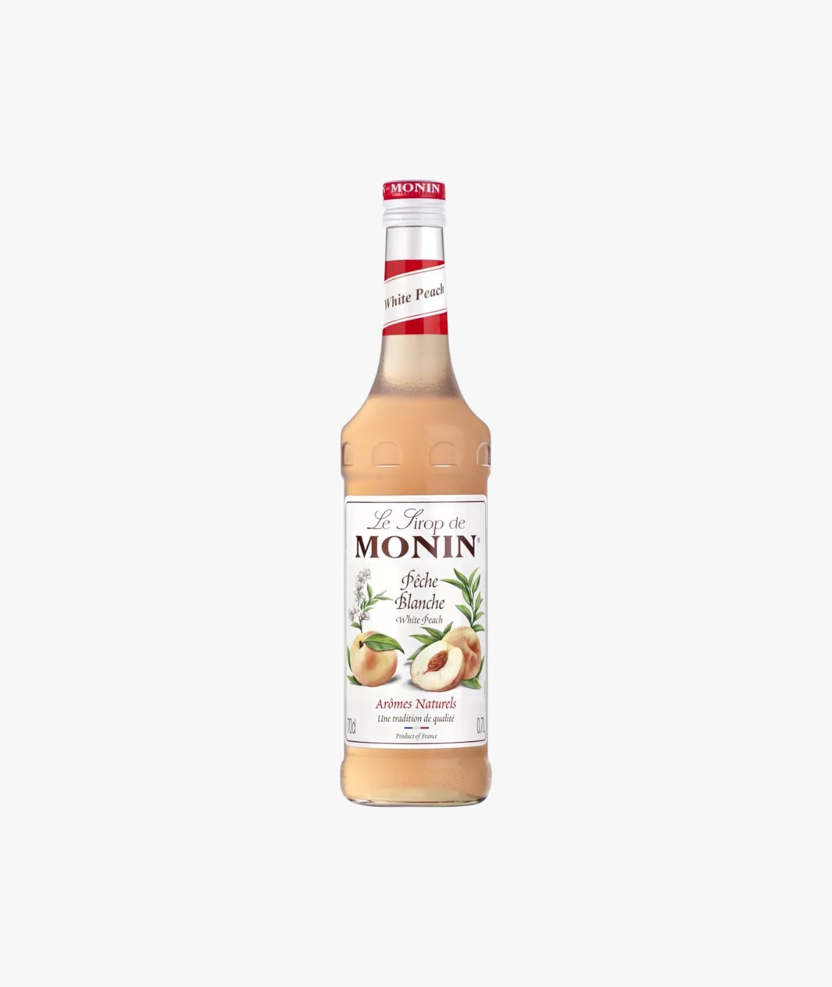 Sirop de pêche blanche