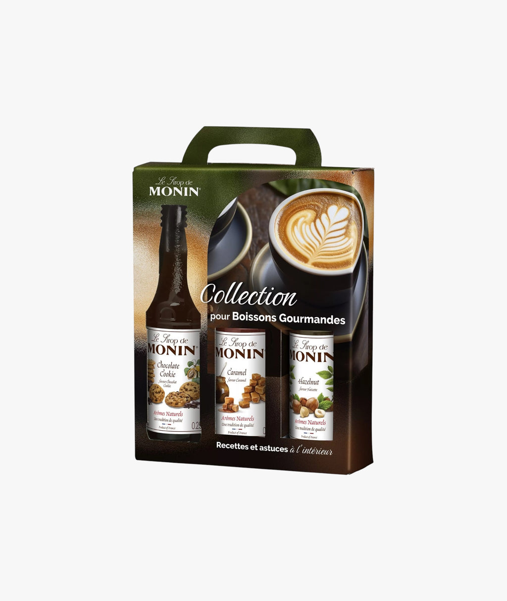 Coffret de 3 sirops pour boissons gourmandes