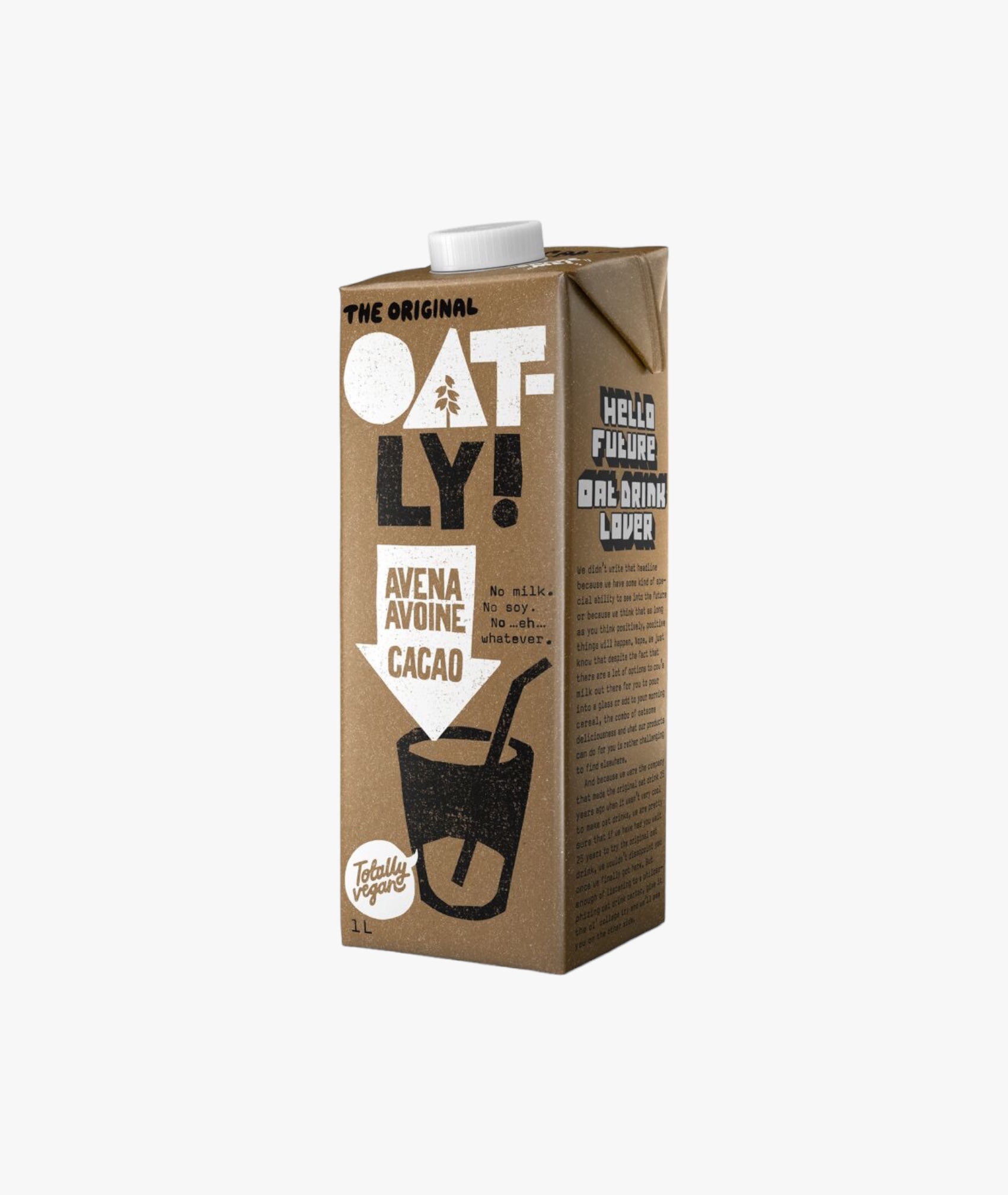 Chocolate oat vegetable drink 