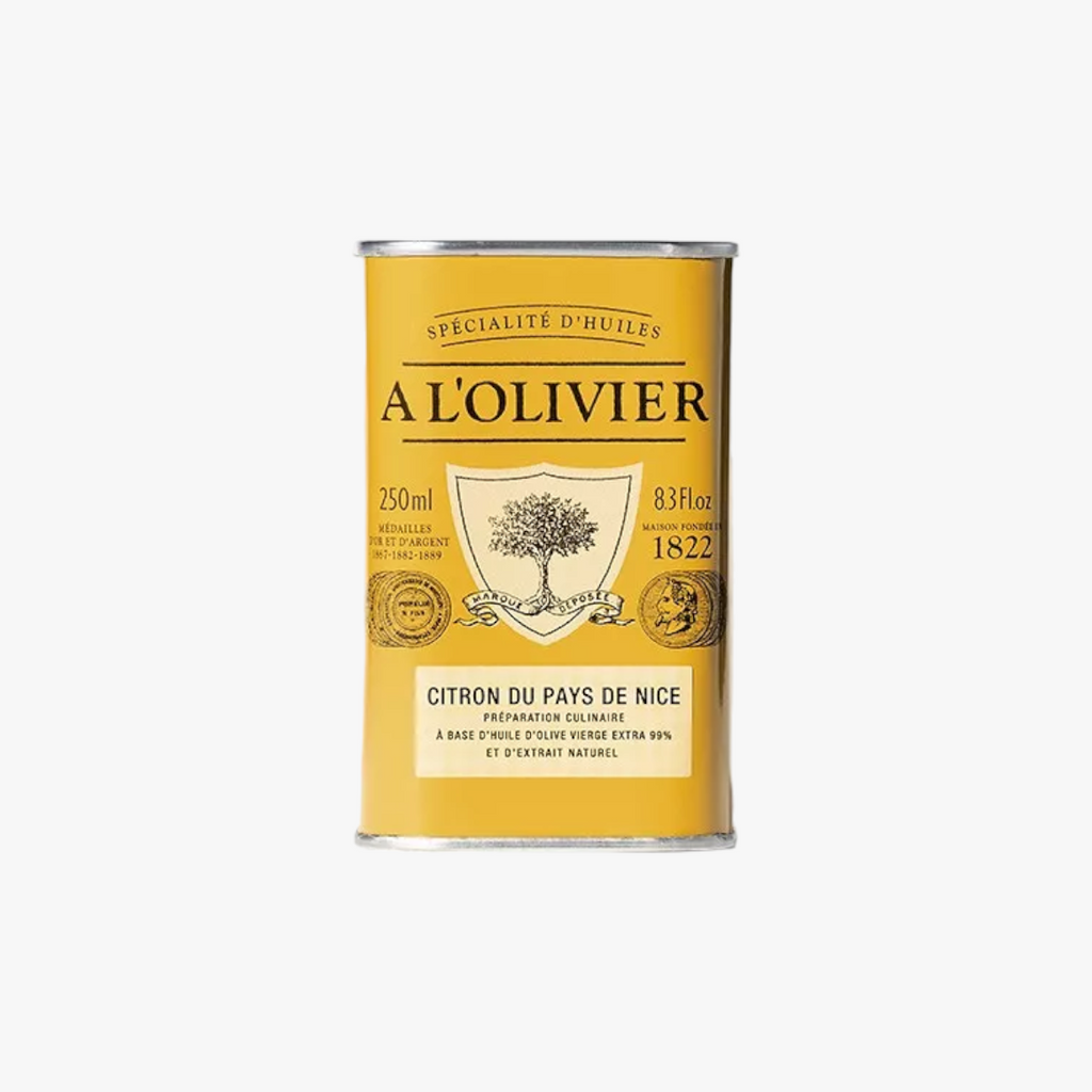 Aromatic olive oil with lemon from the Nice region 