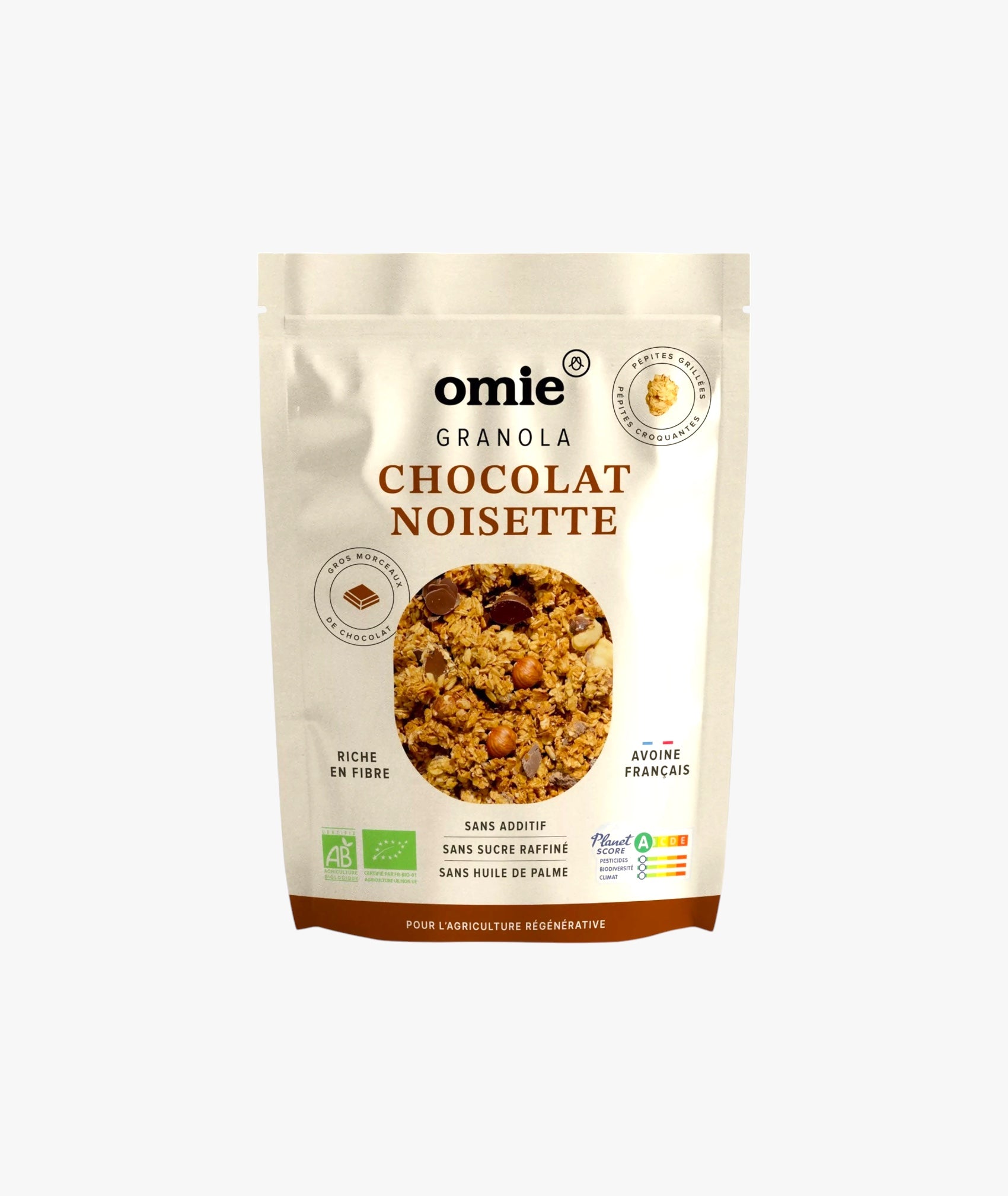 Granola chocolat noisette bio