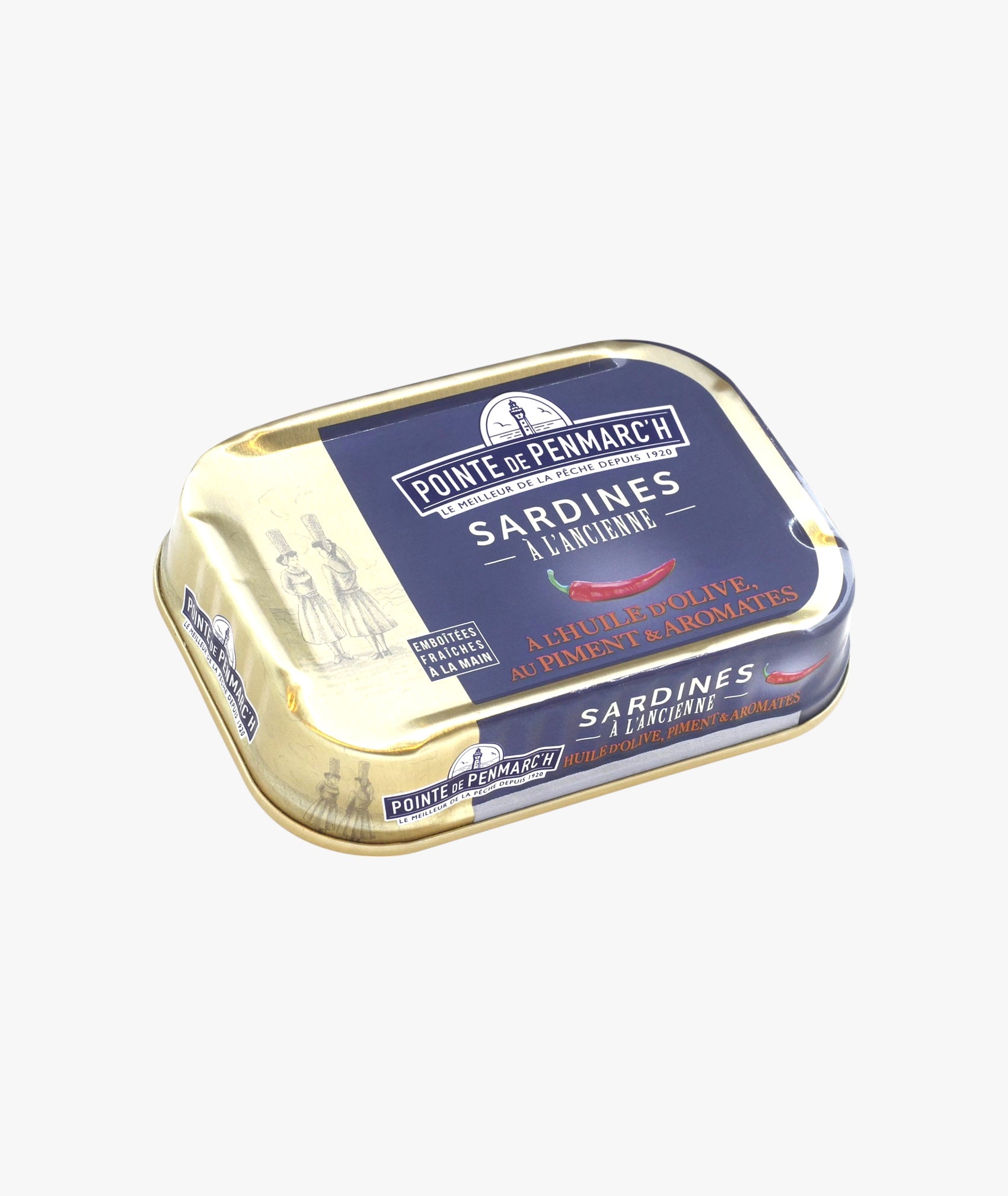 Sardines à l'ancienne à l'huile d'olive au piment et aromates