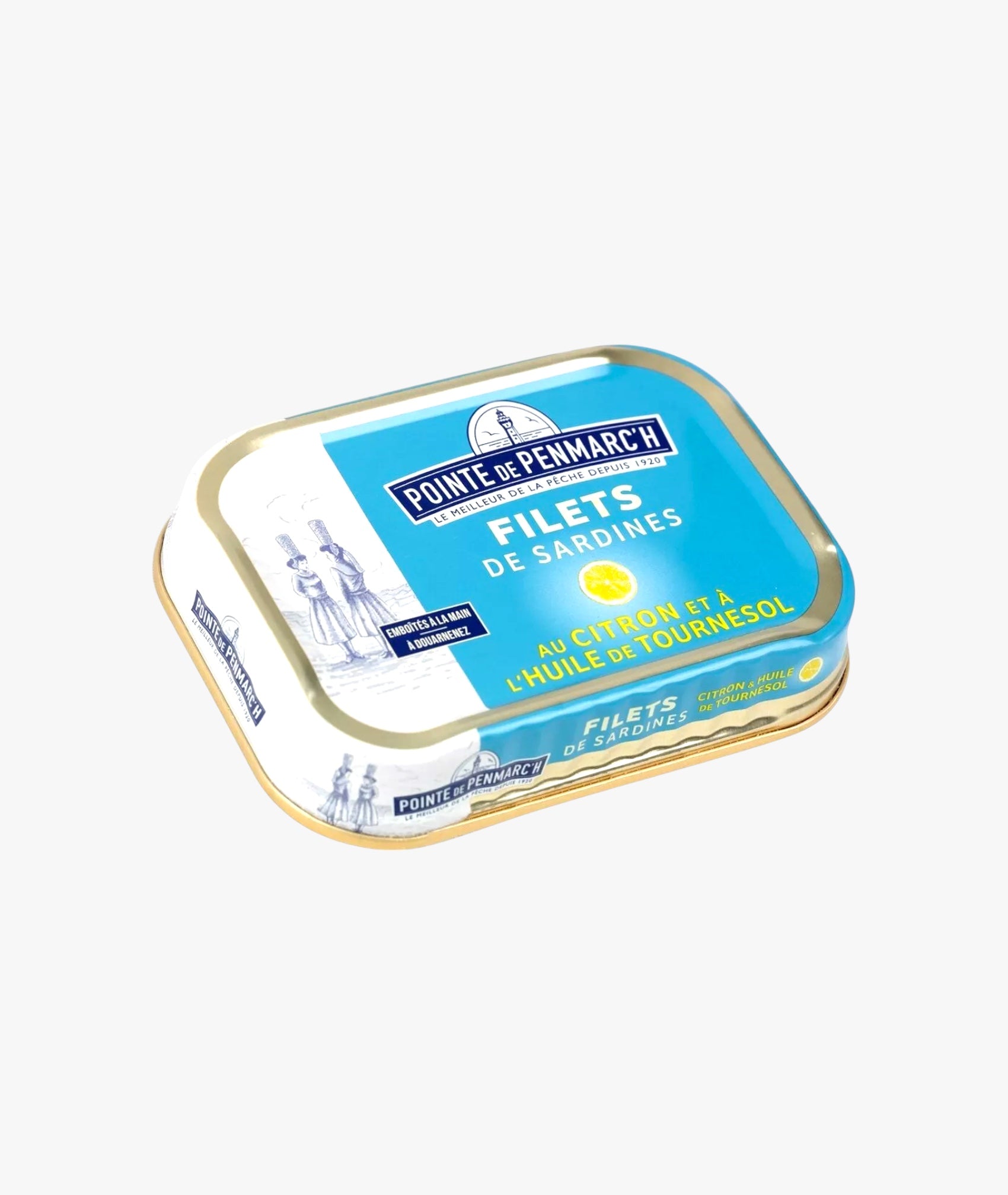 Filets de sardines au citron et à l'huile de tournesol