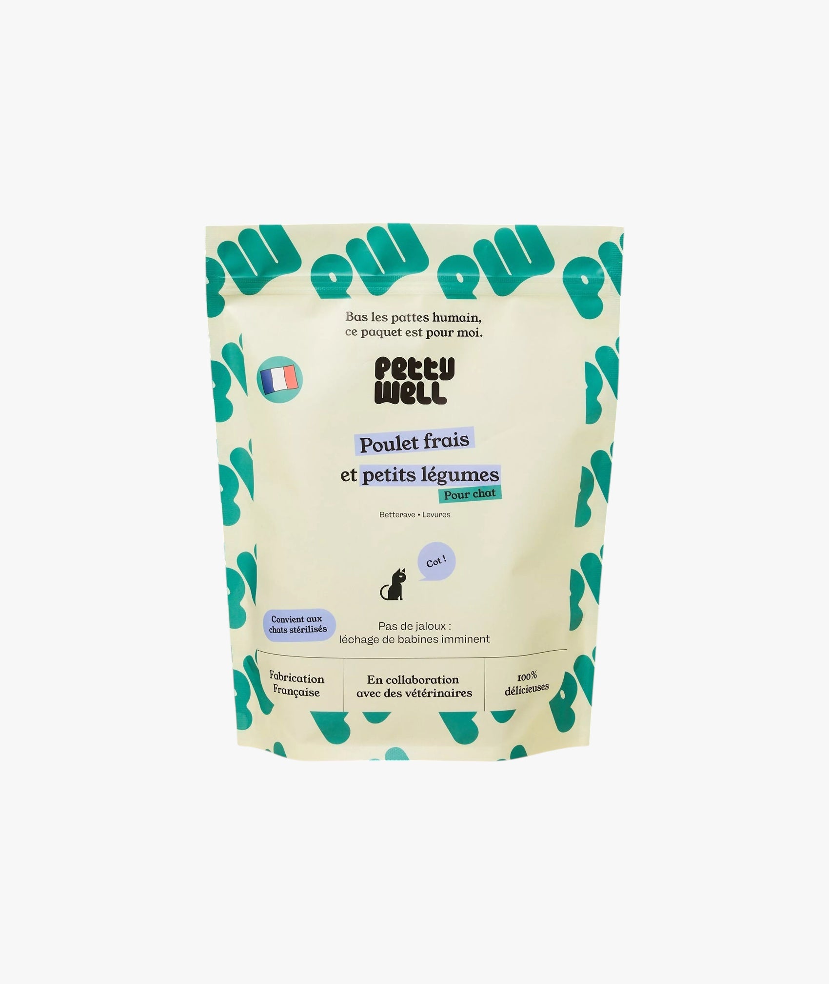 Croquettes pour chats poulet frais et petits légumes