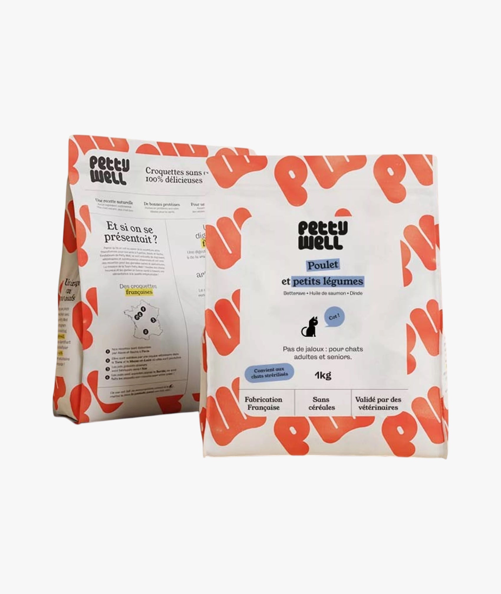 Croquettes pour chats poulet et légumes