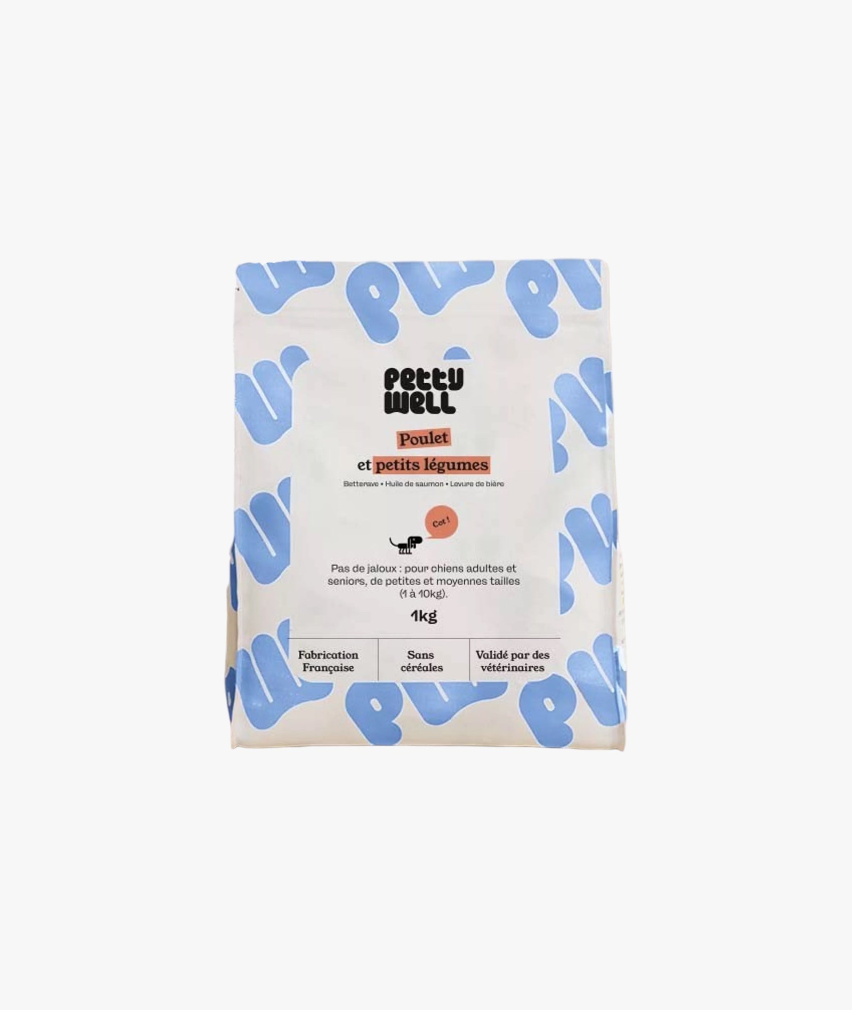 Croquettes pour chiens de petite et moyenne taille poulet et légumes