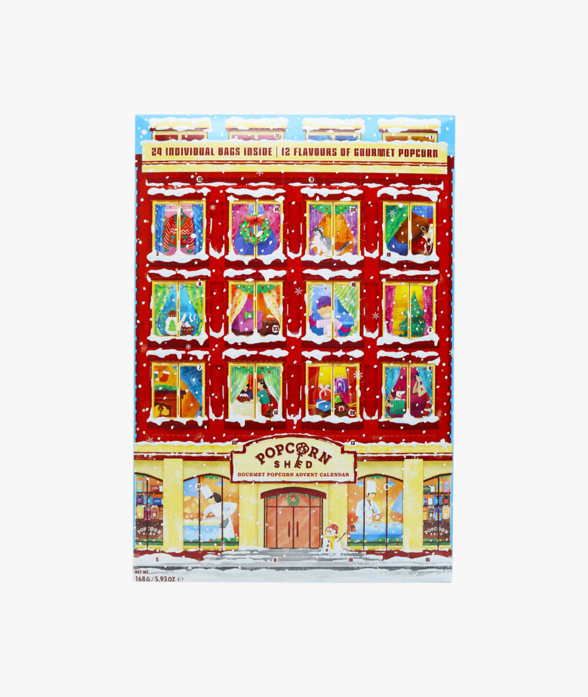 Calendrier de l'avent popcorn gourmand