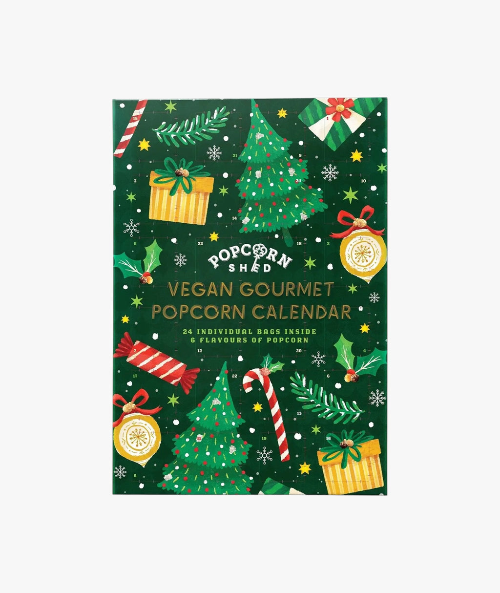 Calendrier de l'avent popcorn gourmand vegan