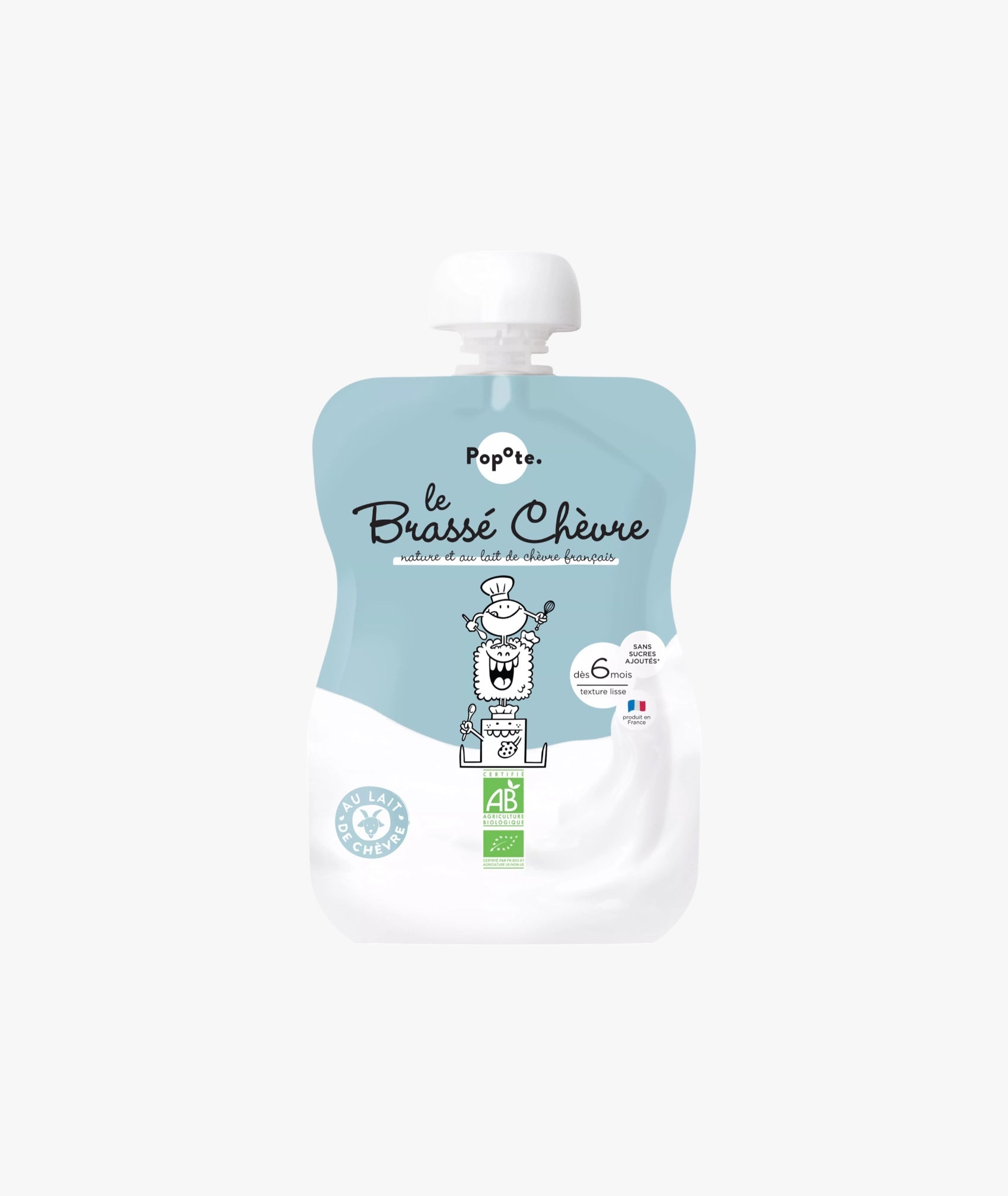 Le brassé chèvre nature bio