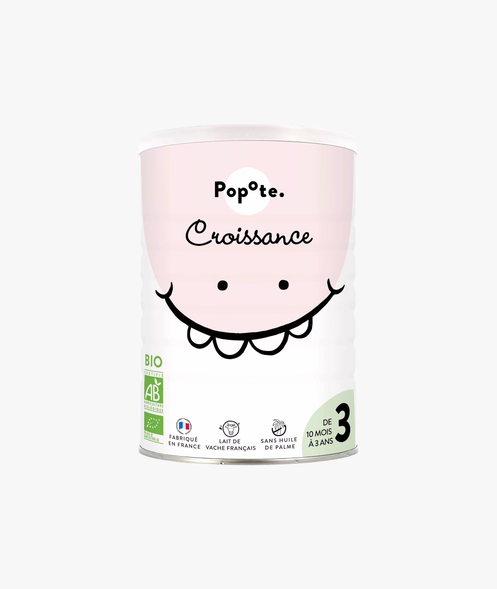 Lait infantile bio 3e âge - croissance