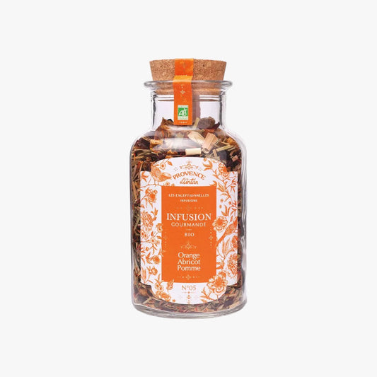 Infusion n°5 gourmande orange, abricot et pomme bio