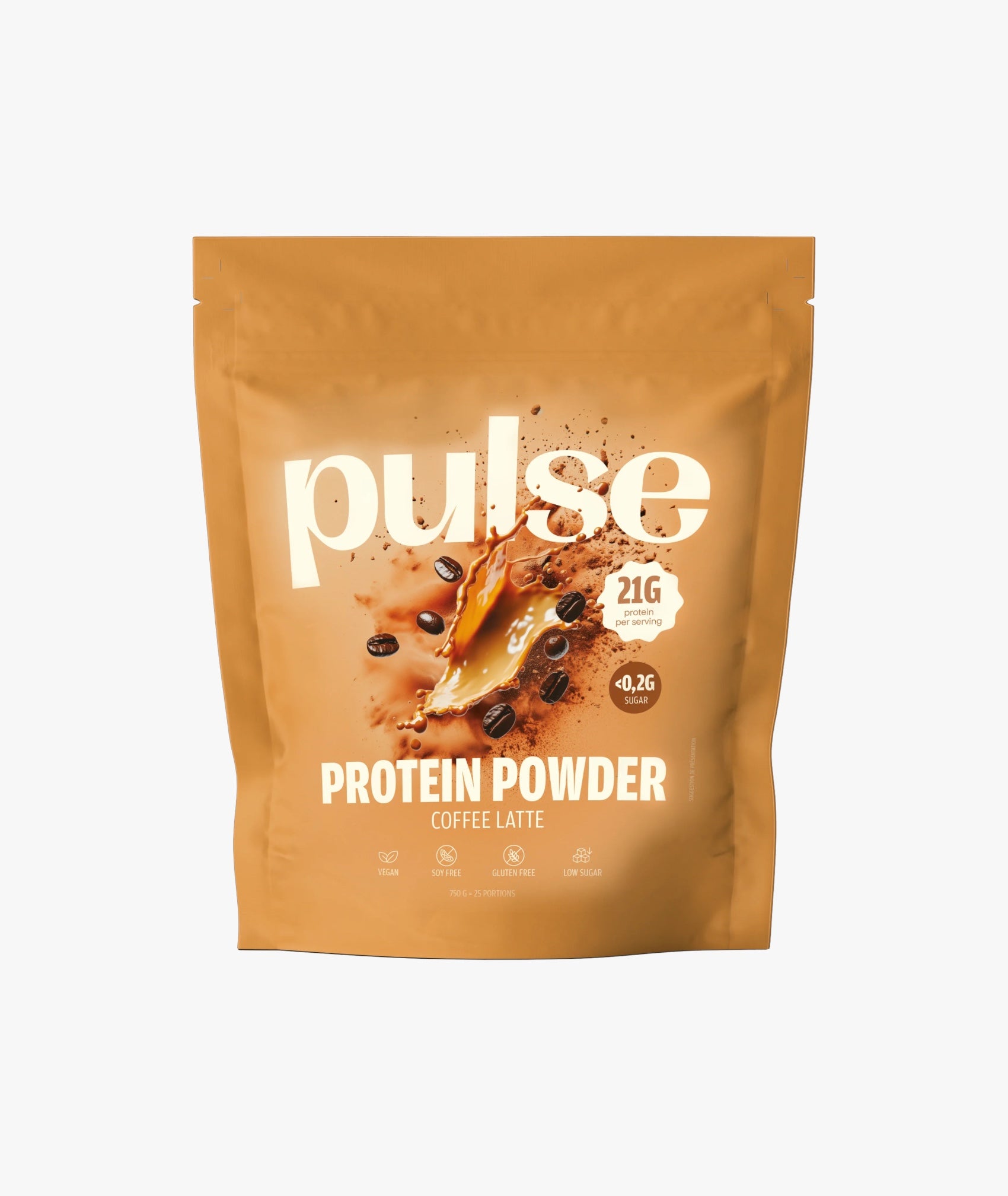 Poudre protéinée café