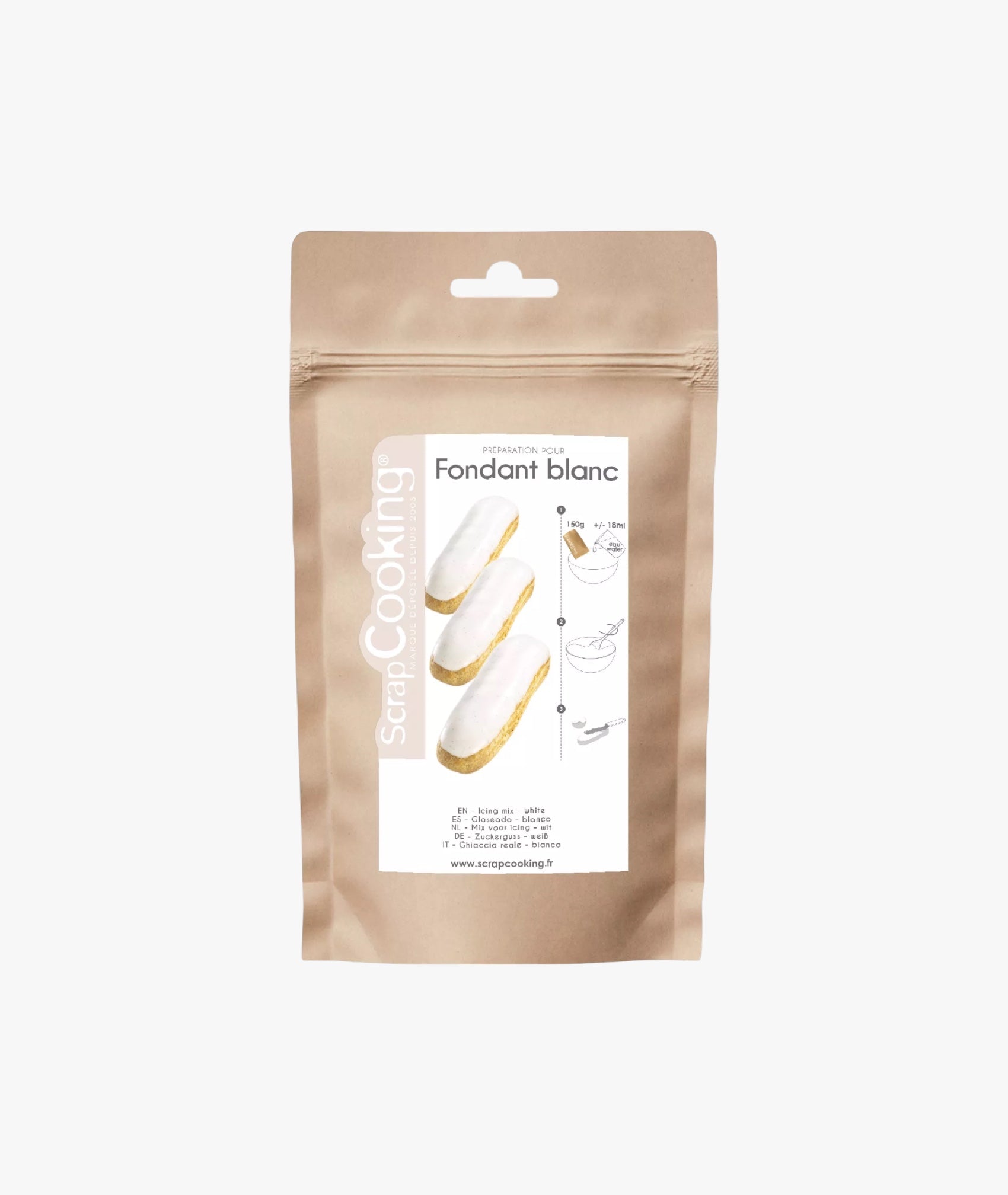 Préparation pour fondant blanc