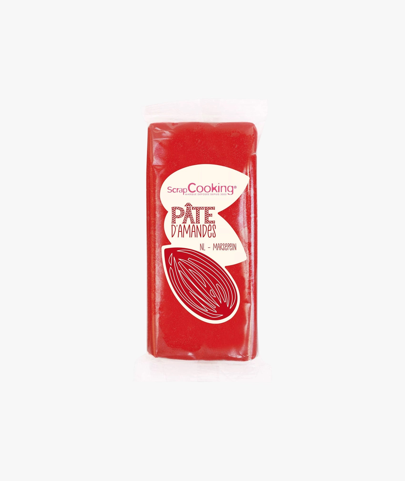 Pâte d'amande rouge