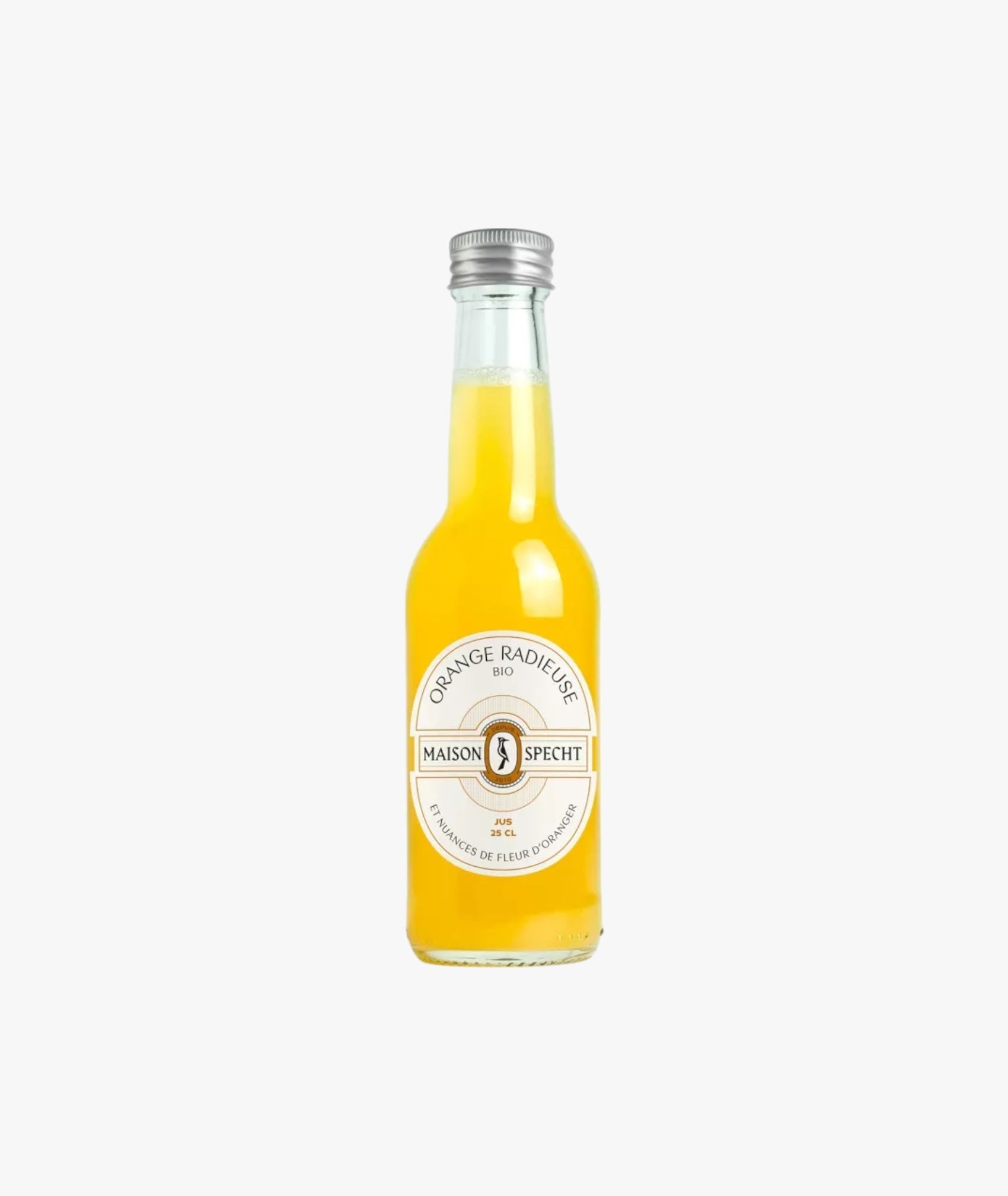 Jus d'orange radieuse et nuances de fleurs d'oranger bio