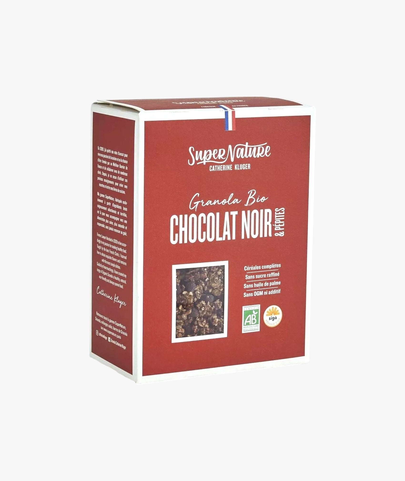 Granola chocolat noir et pépites