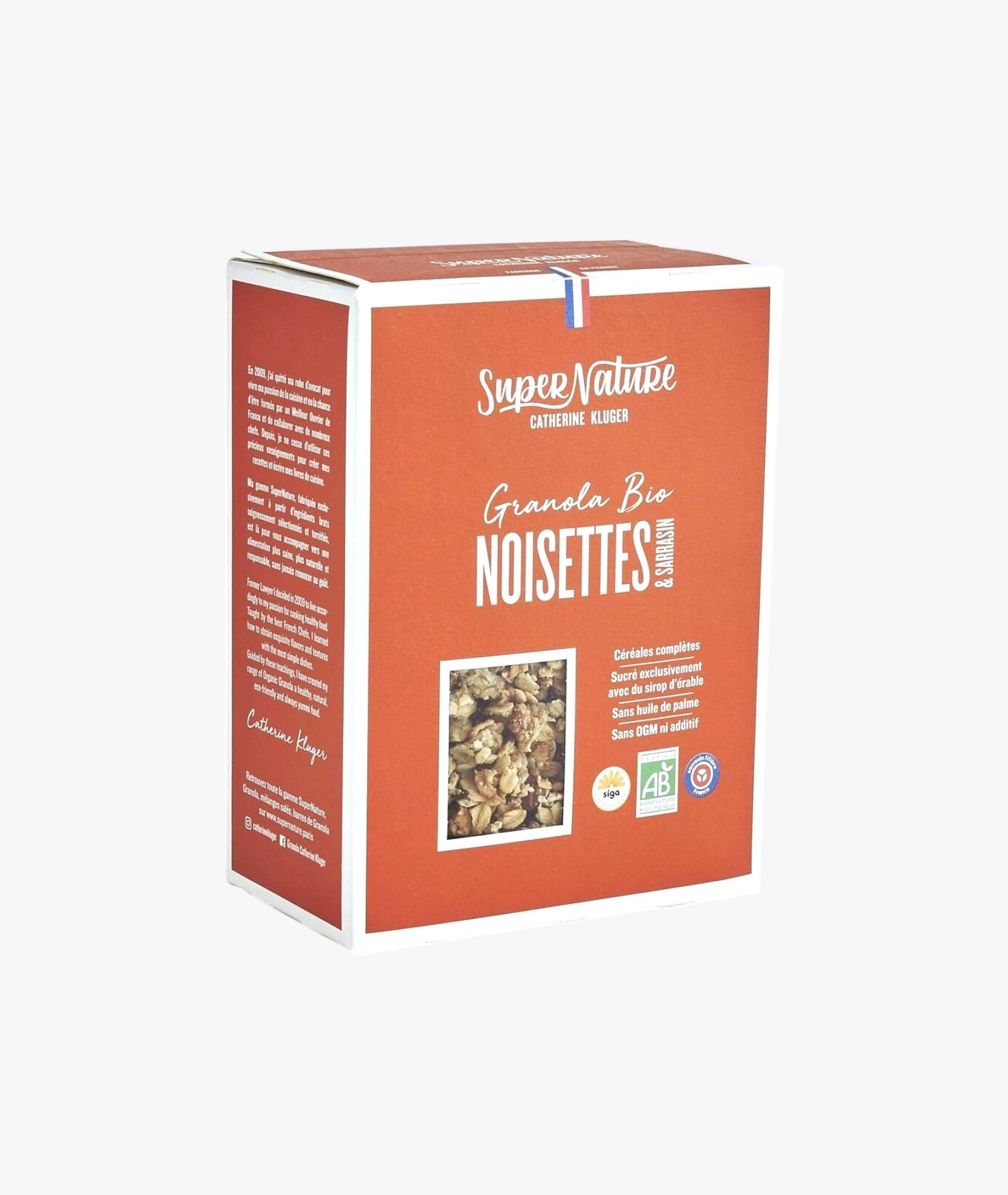 Granola noisettes et sarrasin