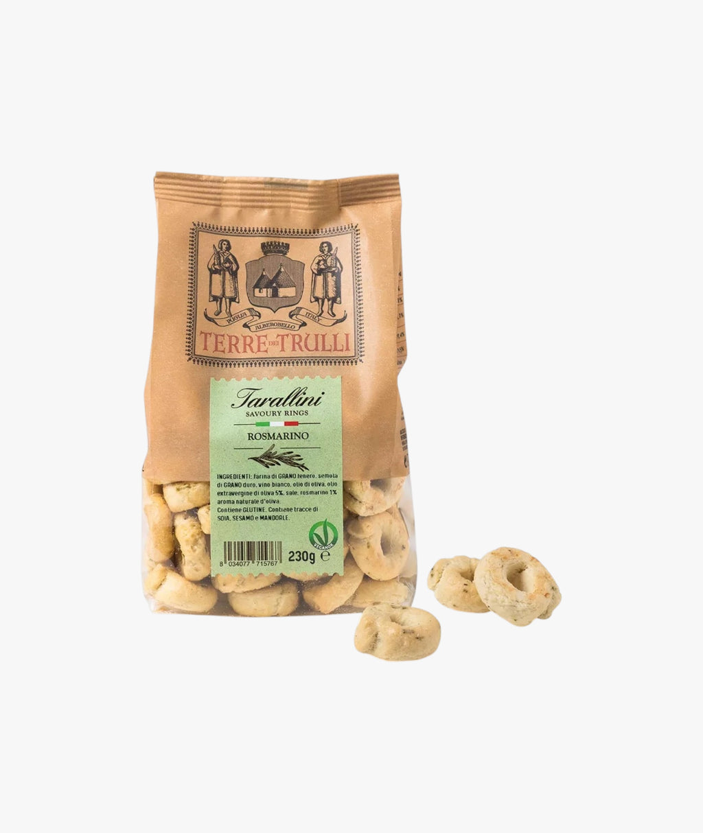 Apulian tarallini with rosemary