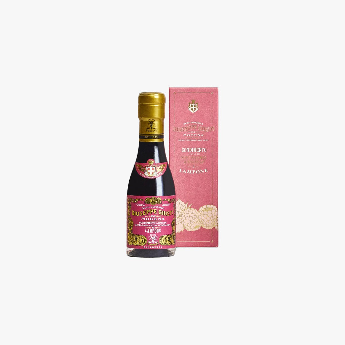 Condiment based on balsamic vinegar of Modena PGI and raspberry
