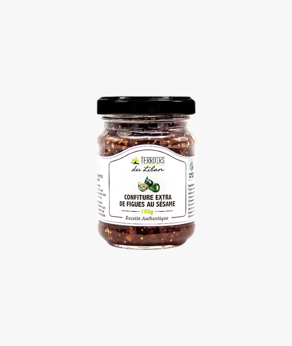 Confiture extra de figues au sésame
