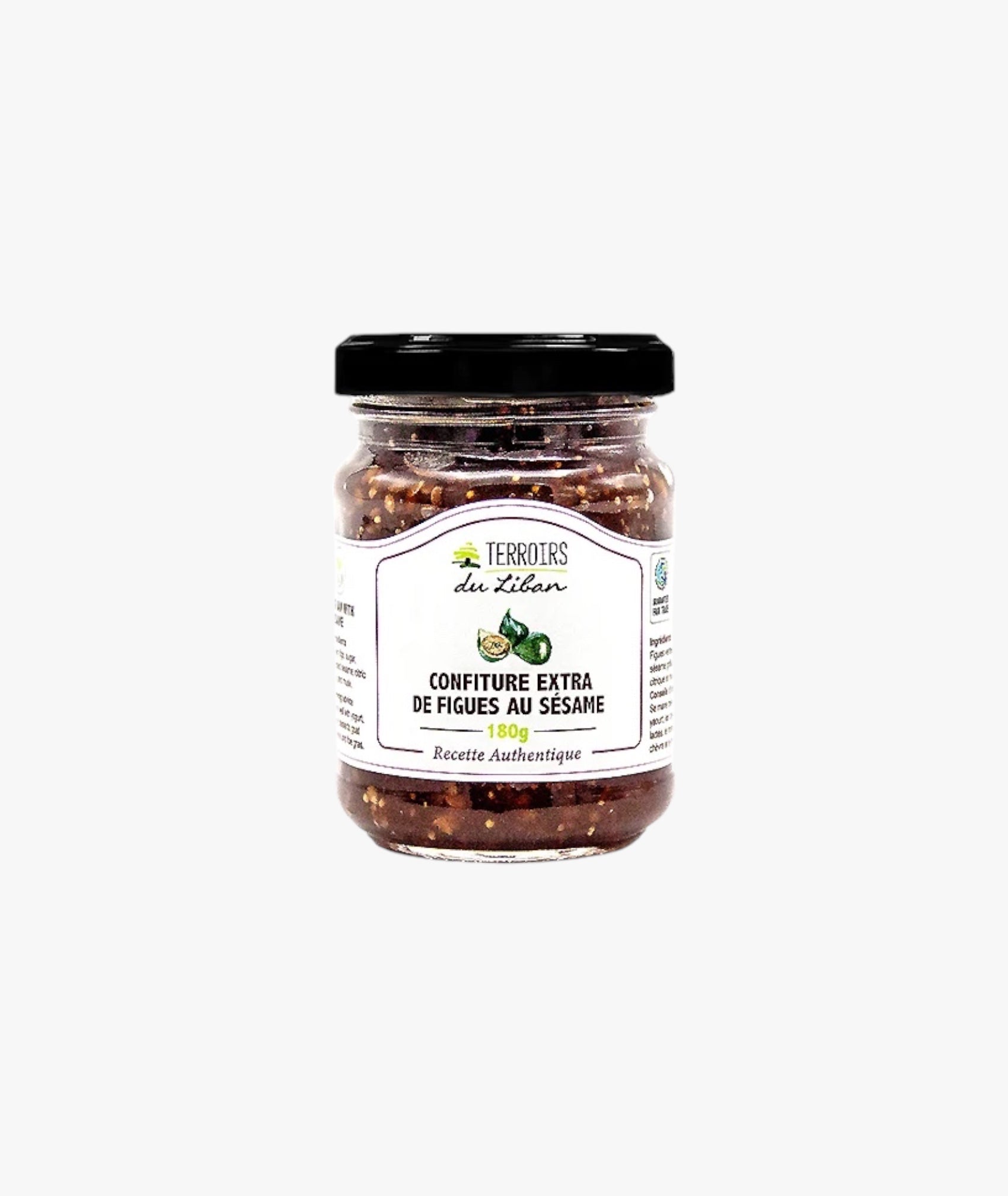 Confiture extra de figues au sésame