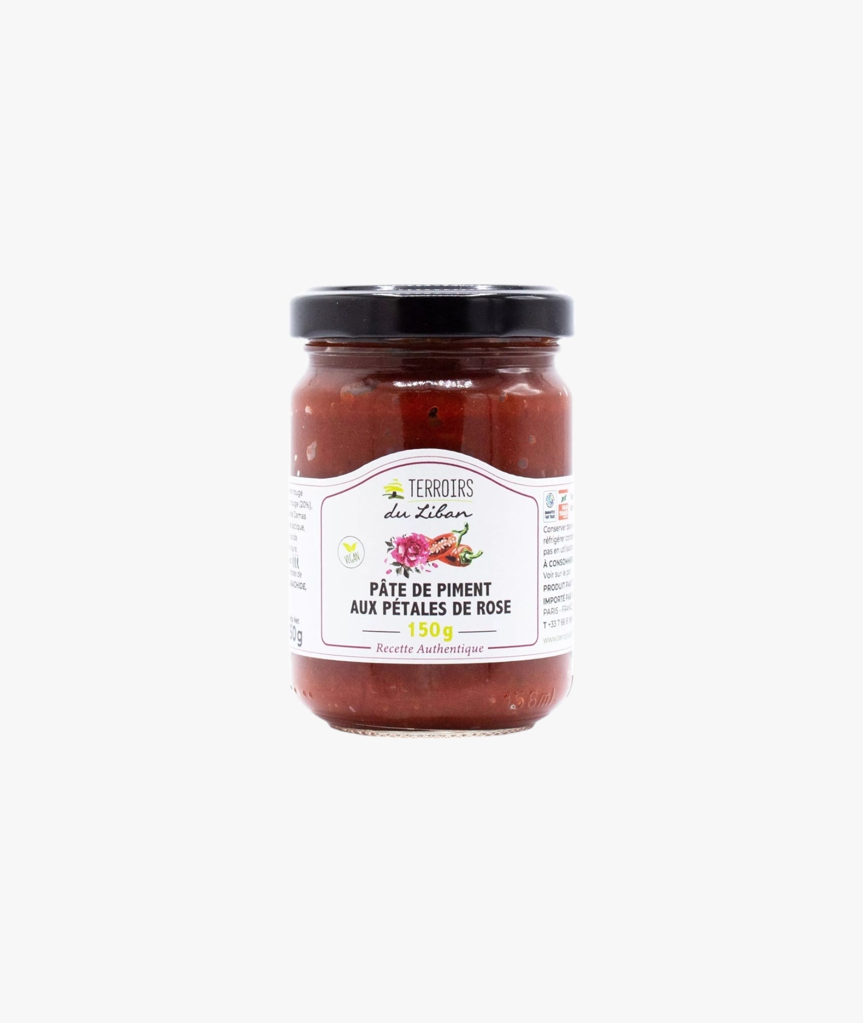 Pâte de piment aux pétales de rose