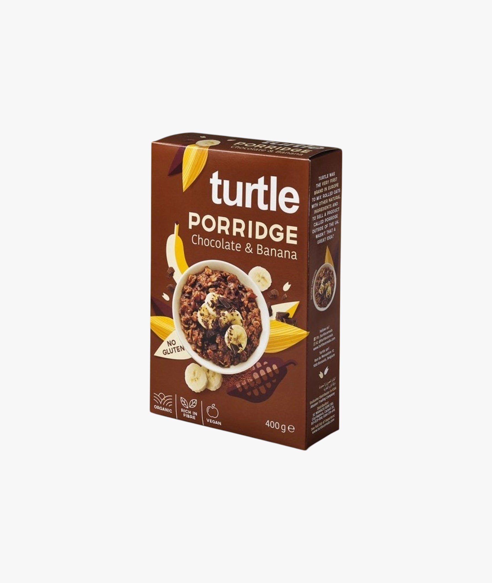 Porridge chocolat et banane bio