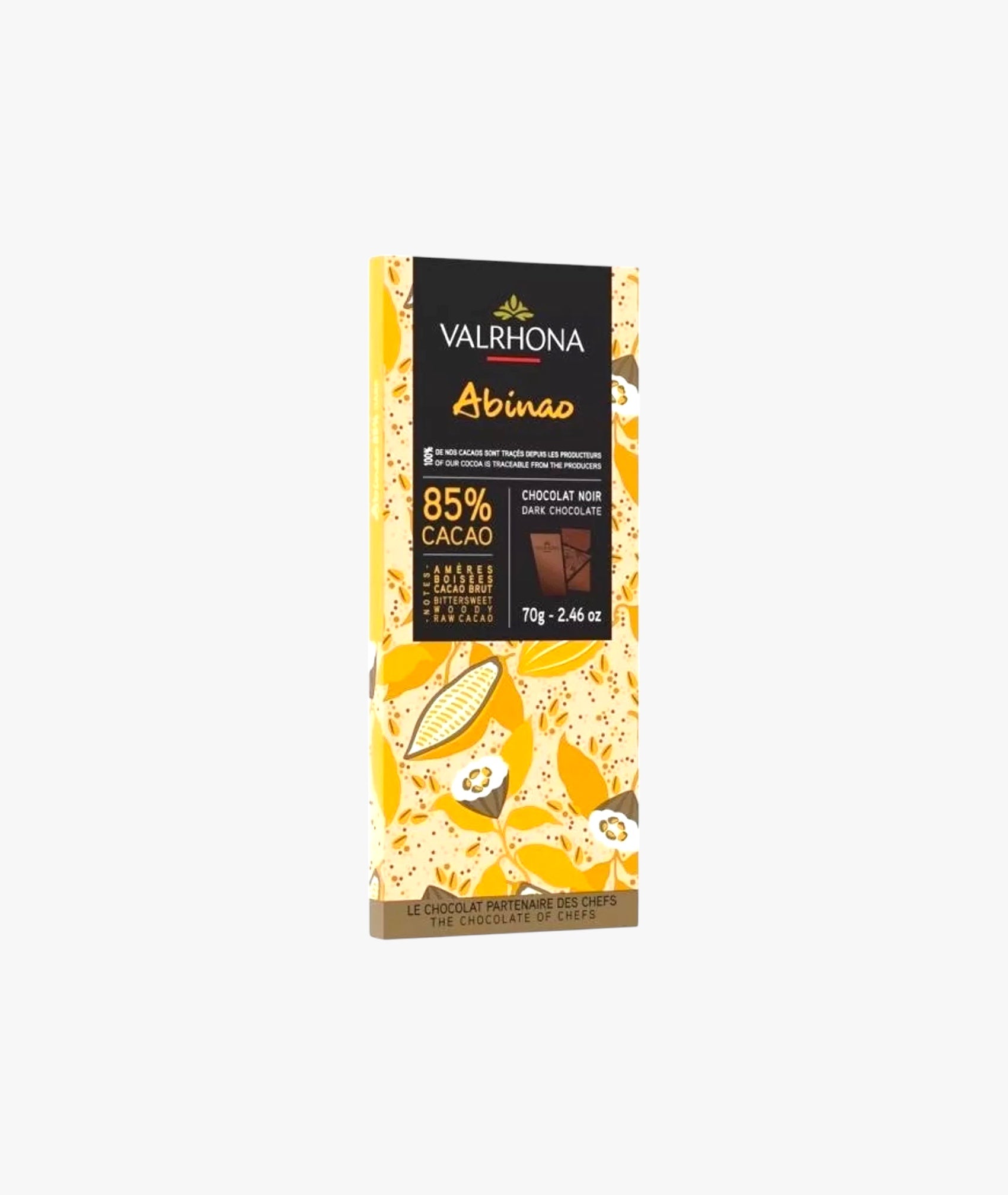Tablette chocolat noir Abinao