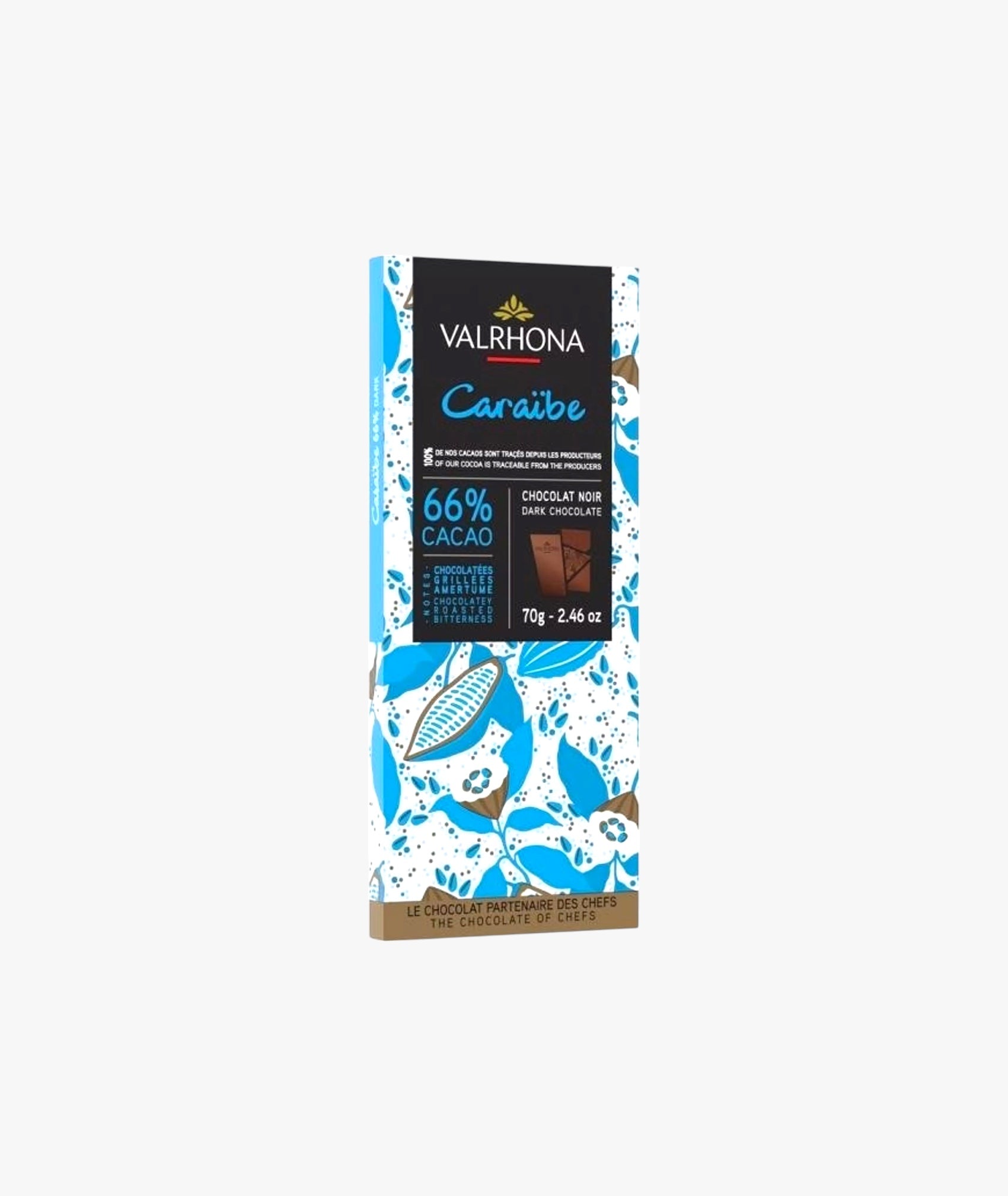 Tablette chocolat noir Caraïbe