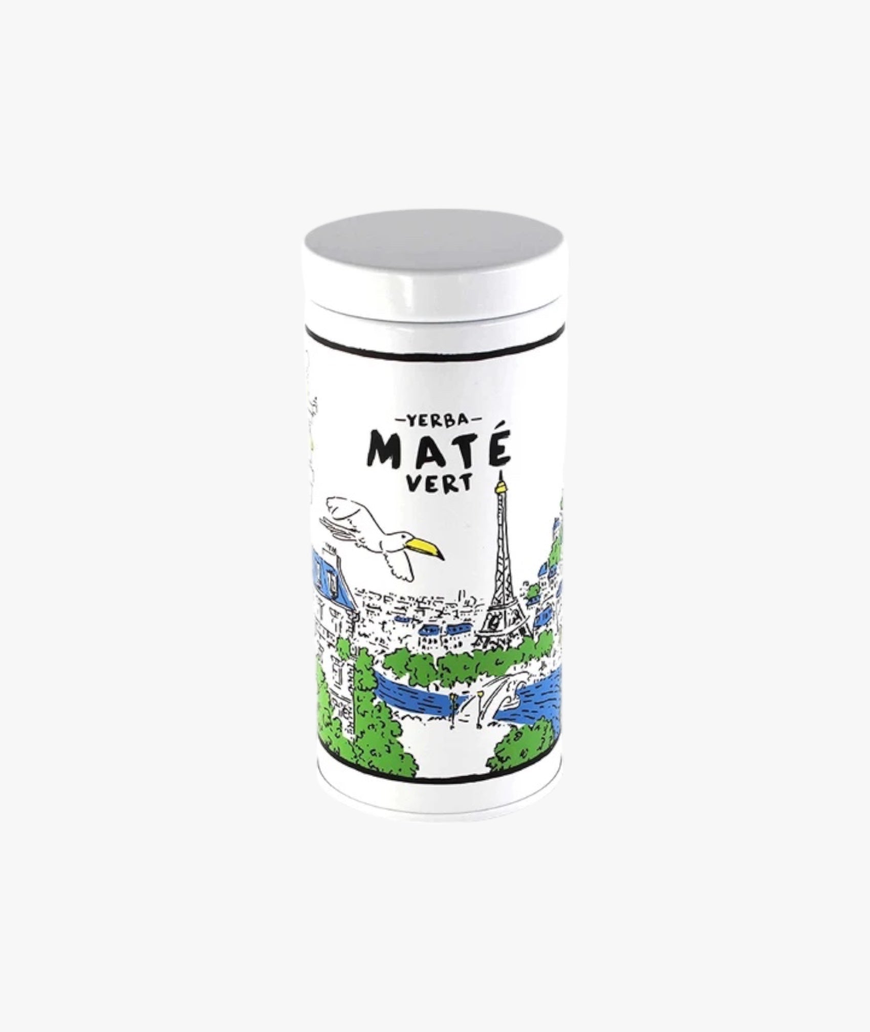 Maté vert bio - boîte en fer blanc