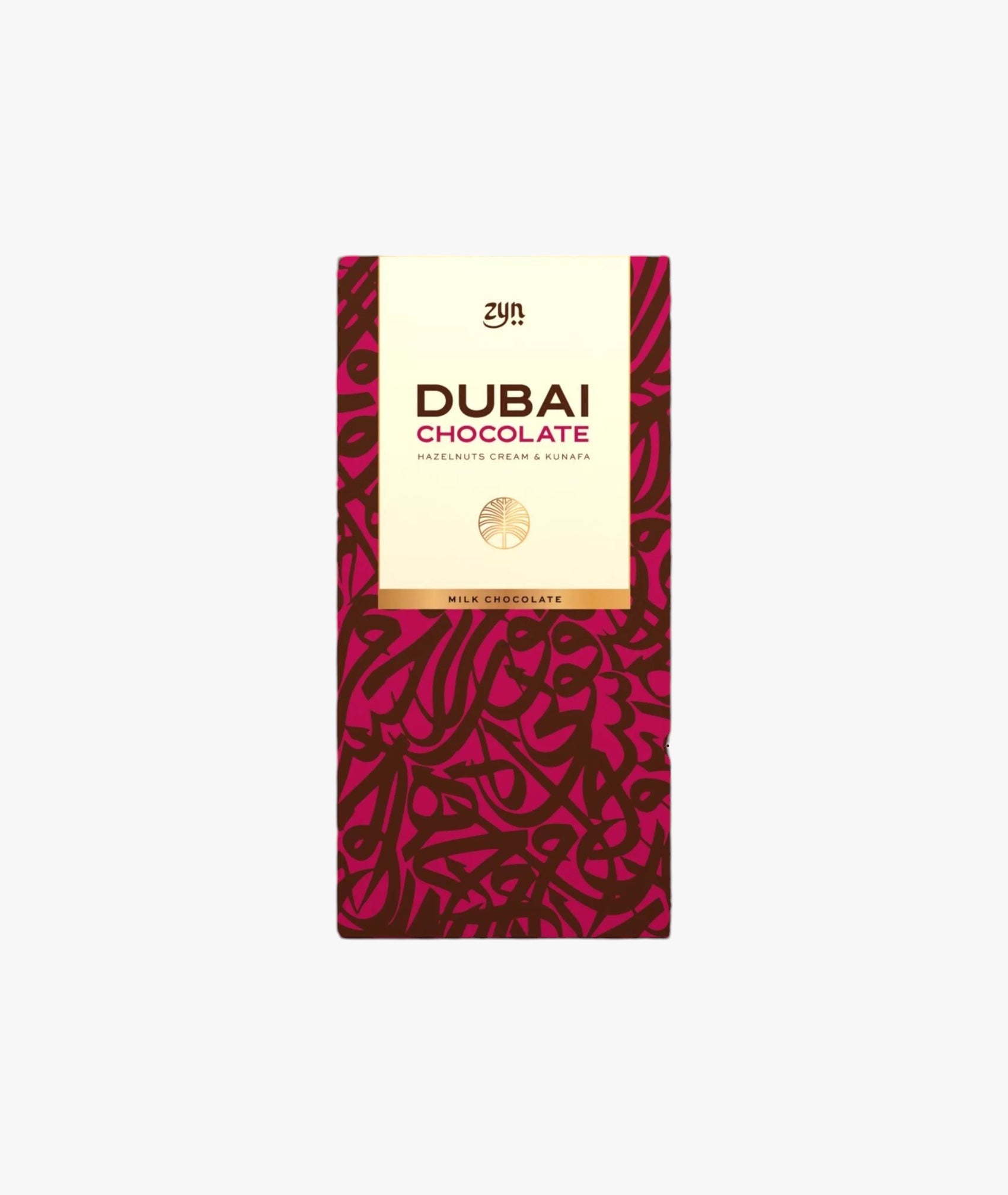 Tablette Dubaï chocolat au lait fourrée à la noisette