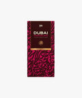 Dubai dark chocolate bar filled with hazelnut