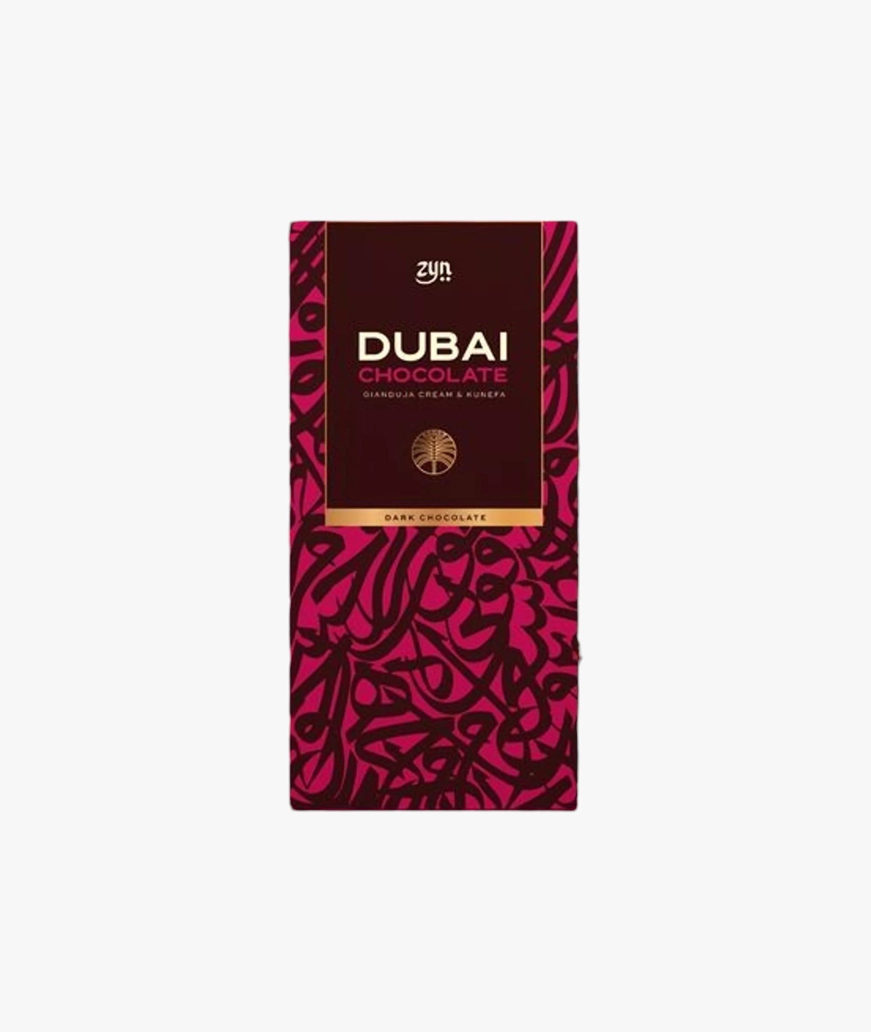 Tablette Dubaï chocolat noir fourrée à la noisette