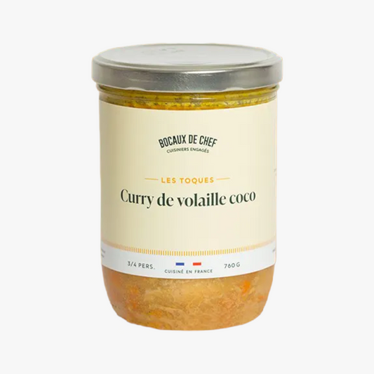 Curry de volaille au lait de coco