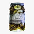 Sliced ​​pickles 