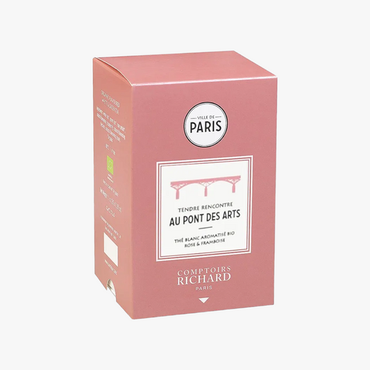 Thé blanc bio rose et framboise - 20 sachets