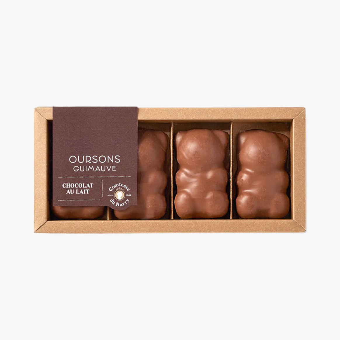 Oursons guimauve chocolat au lait