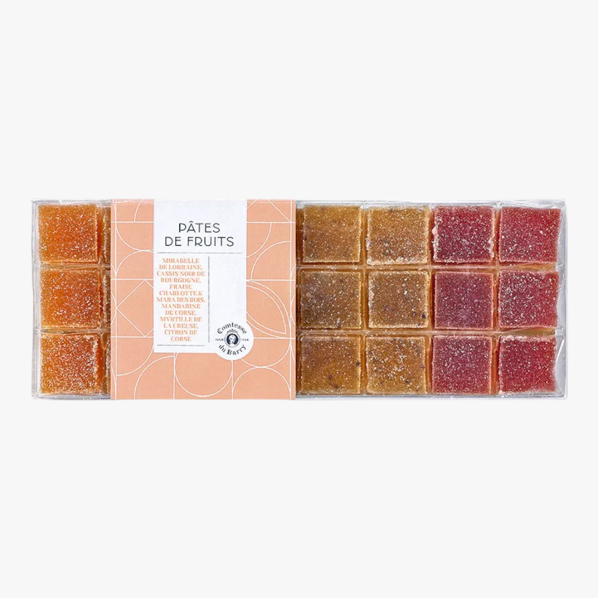 Assortiment de pâtes de fruits